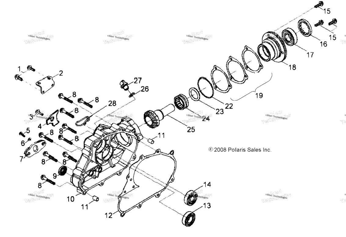 Drive Train, Rear Drive Assembly Ca4