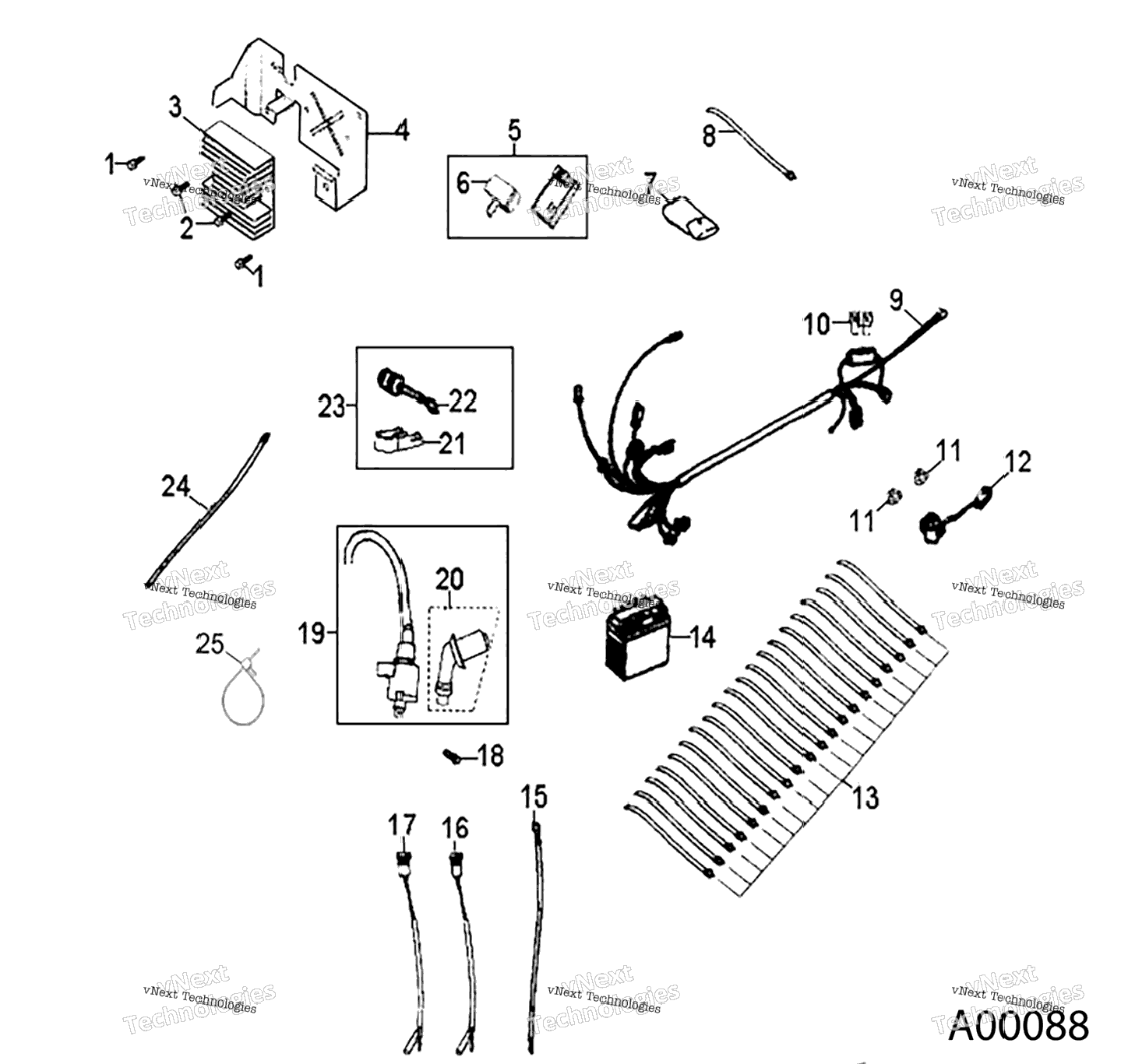 Electrical Parts Ca4