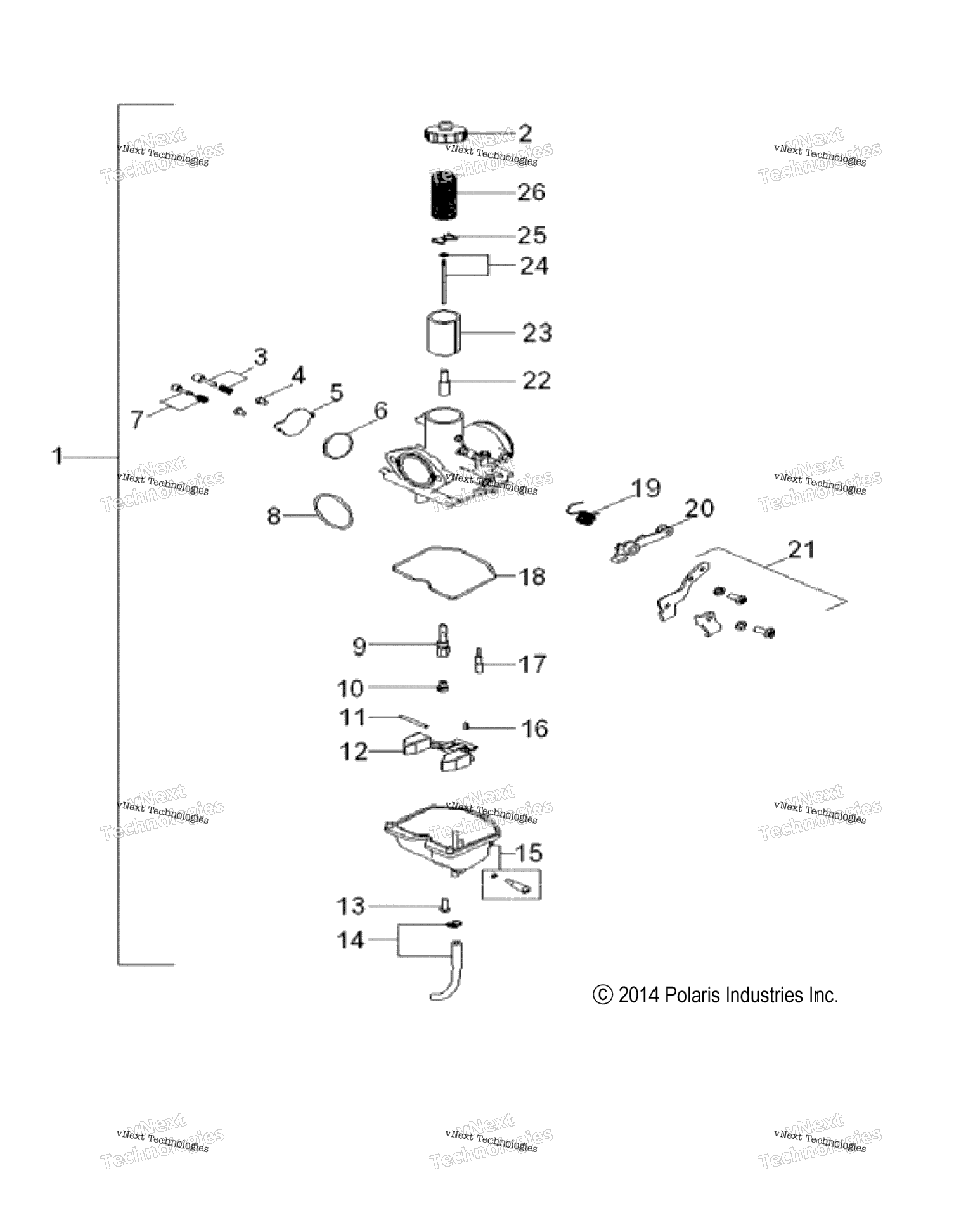 Engine, Carburetor Ca4