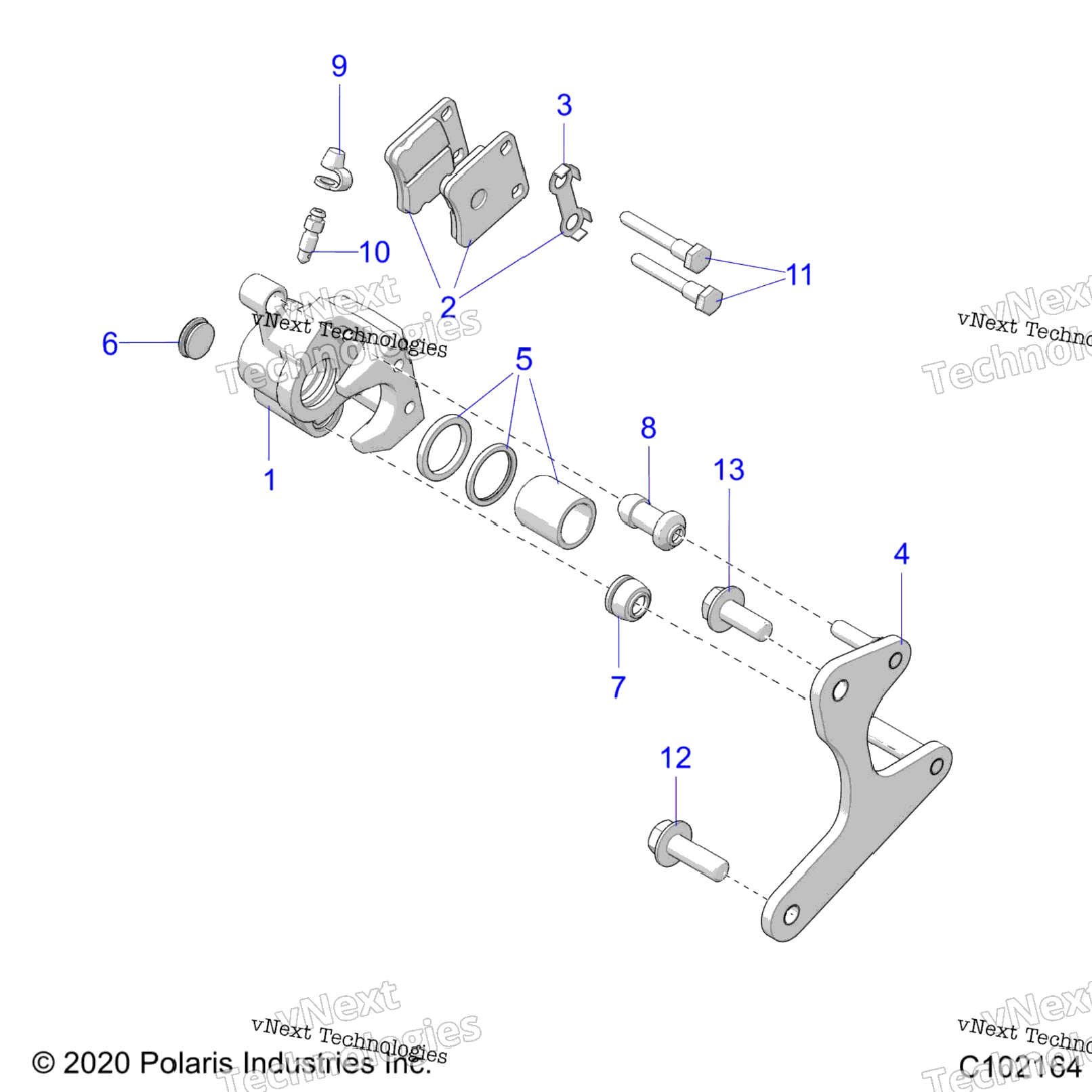 Brakes, Calipers, Rear