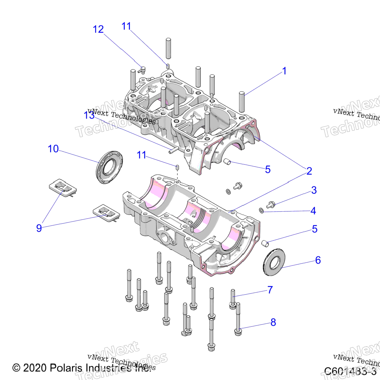 Engine, Crankcase