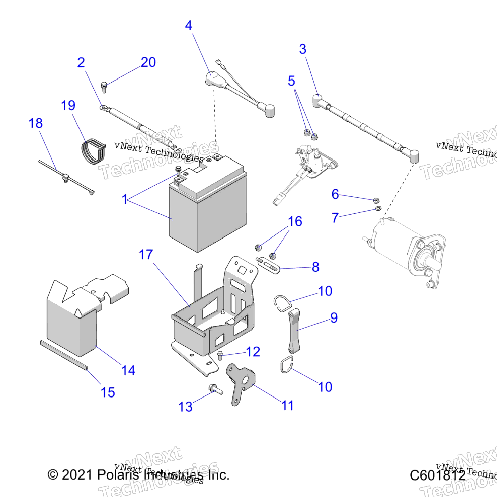 Electrical, Battery Box Asm