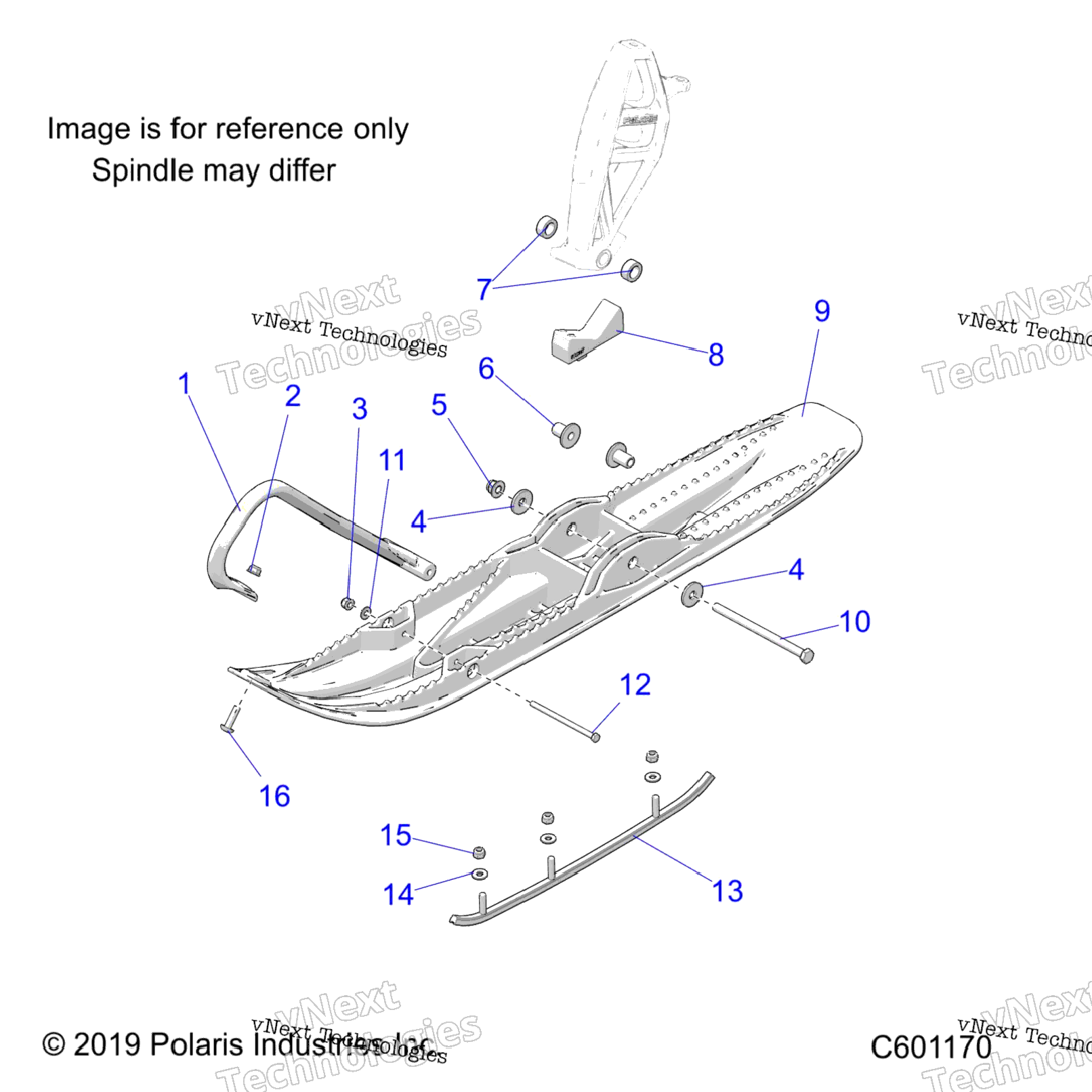 Steering, Ski Asm