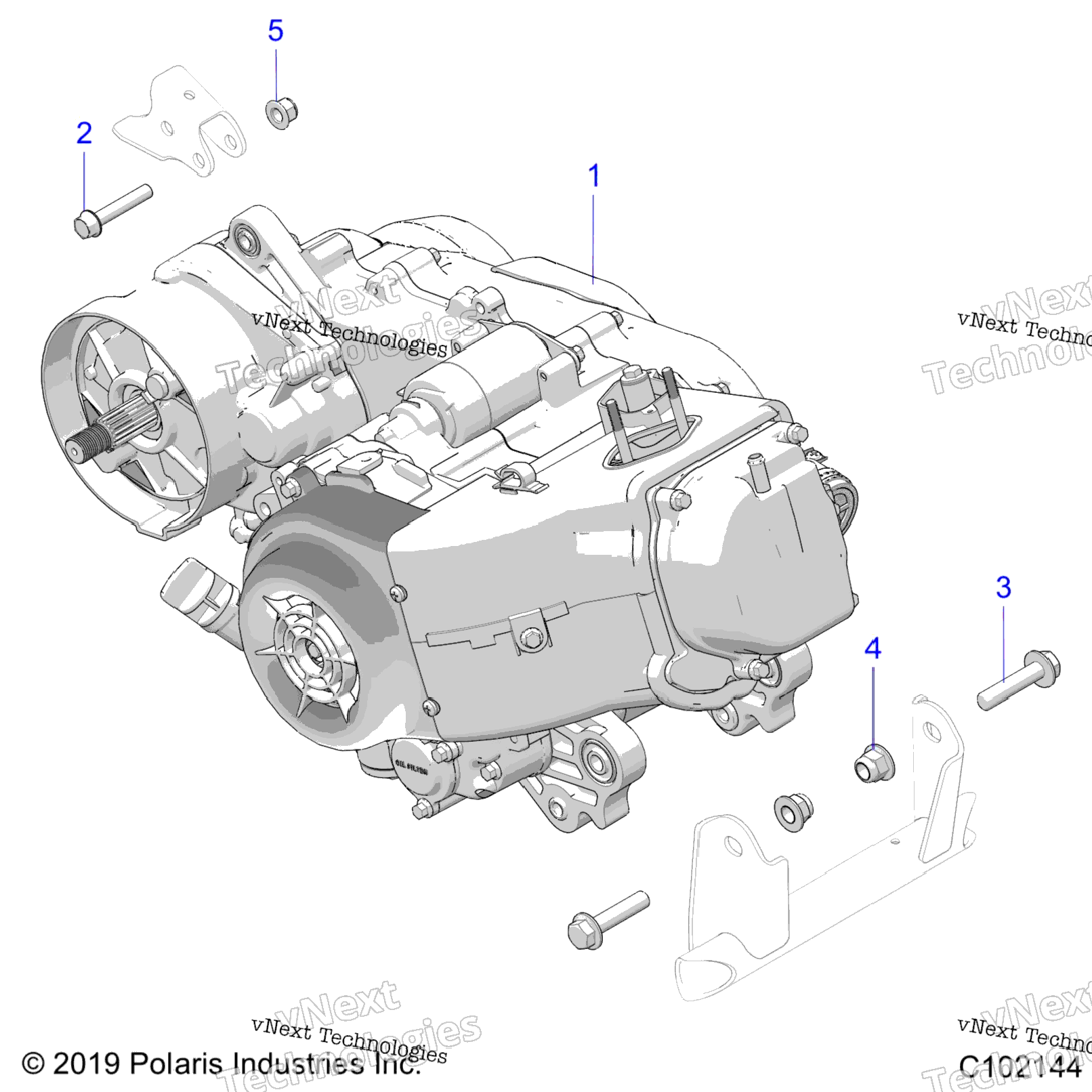 Engine, Engine And Transmssion Mounting