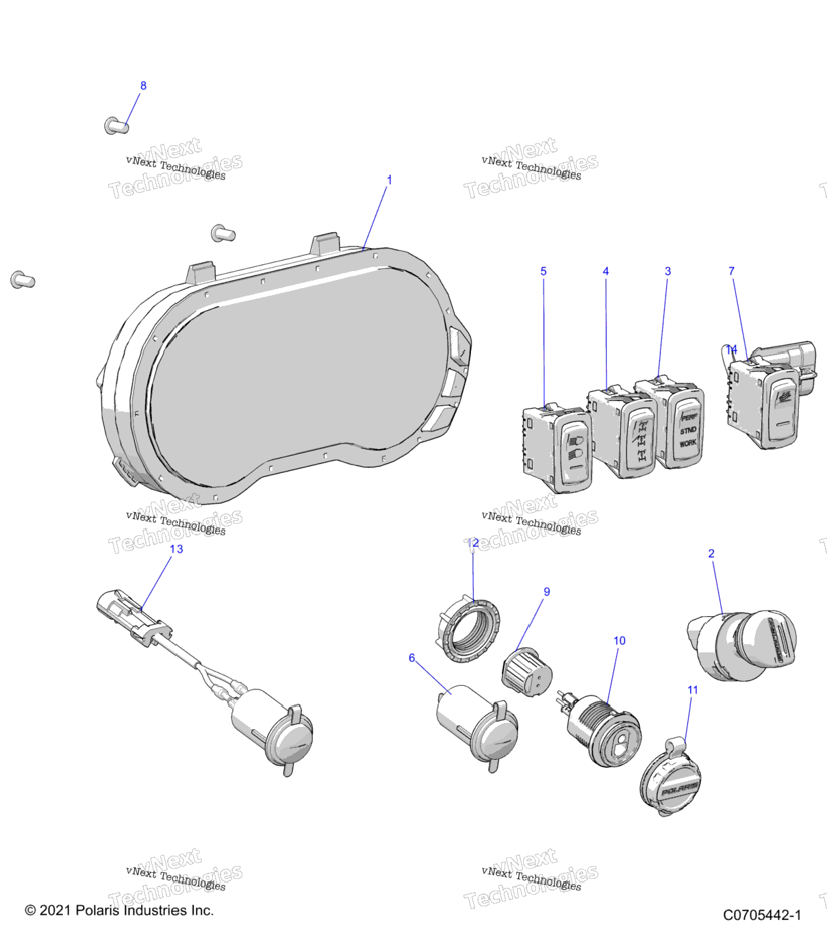 Electrical, Dash Instruments