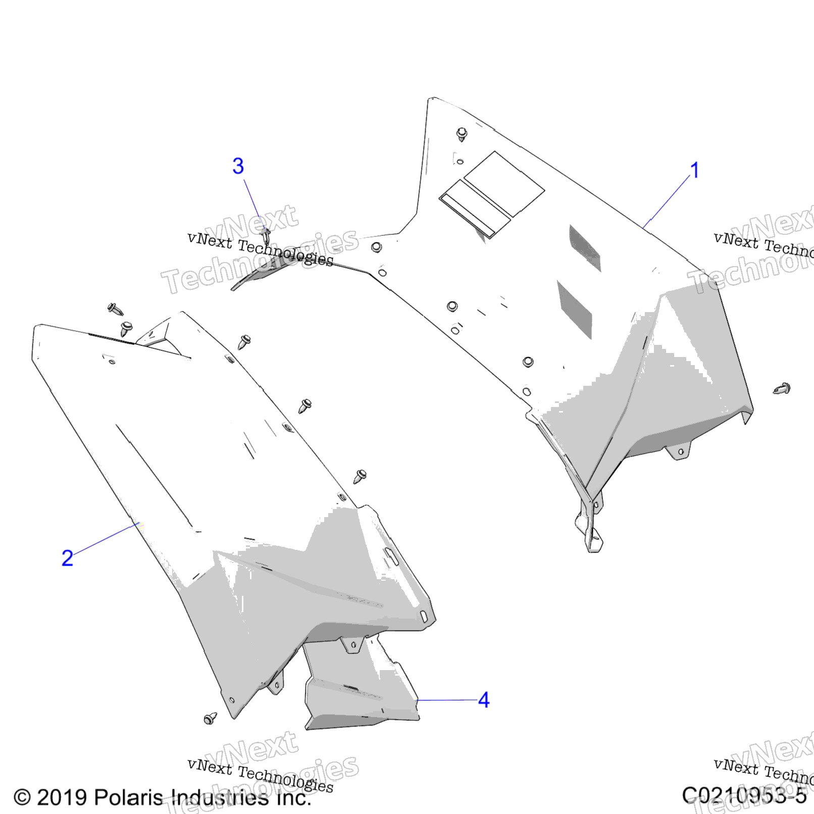 Body, Rear Cab And Heat Shields A23sge95fnS95cnS95fn