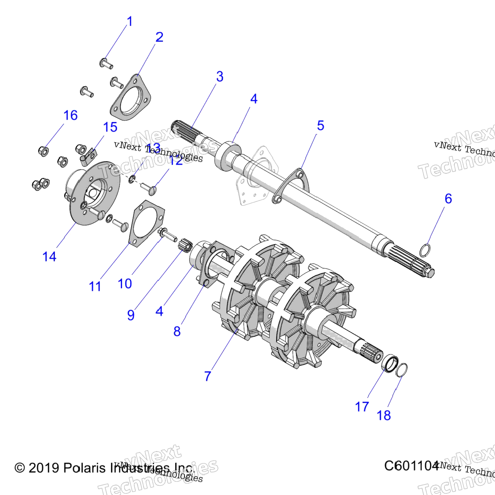 Drive Train, Jackshaft & Driveshaft