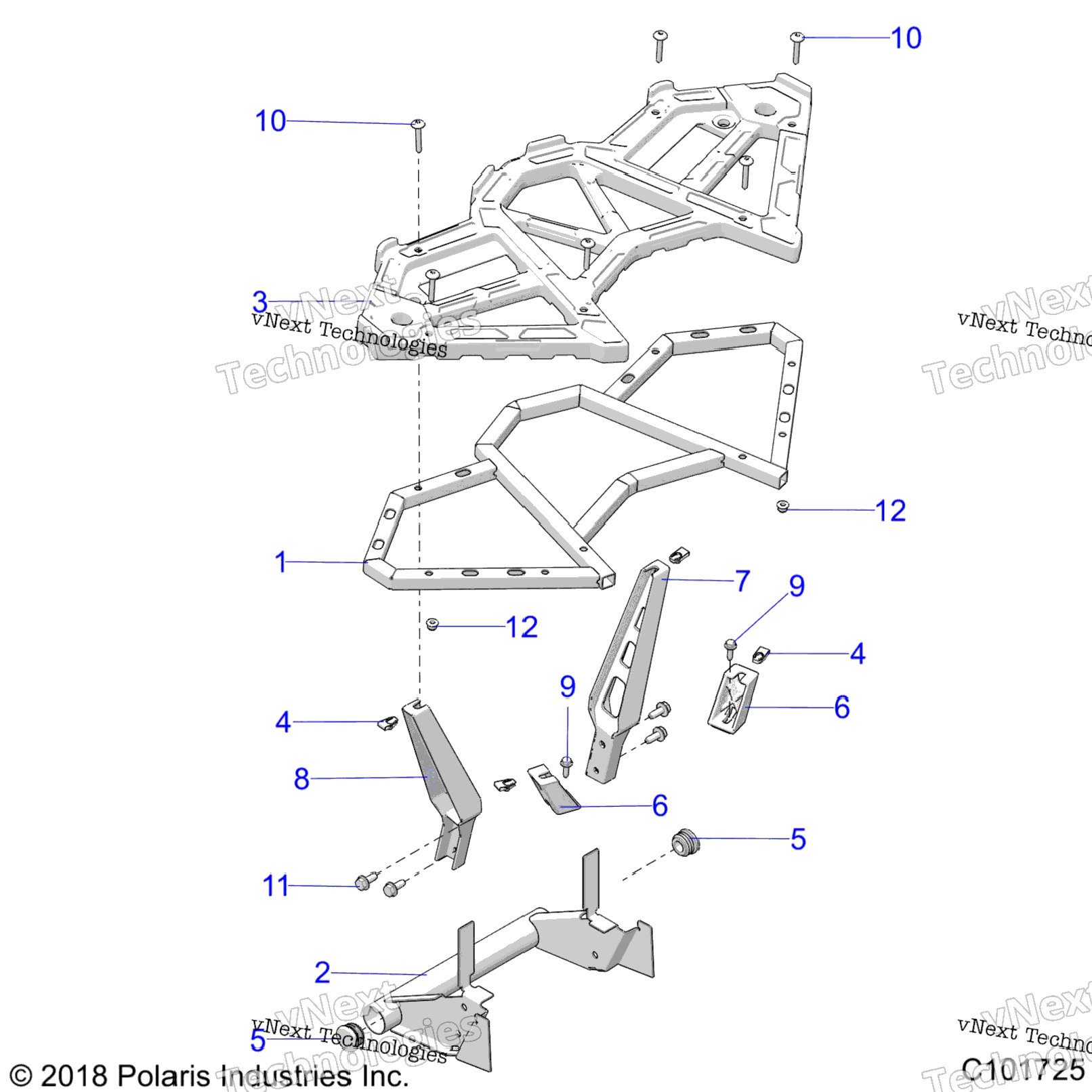 Body, Rear Rack A23sge95fnS95cnS95fn