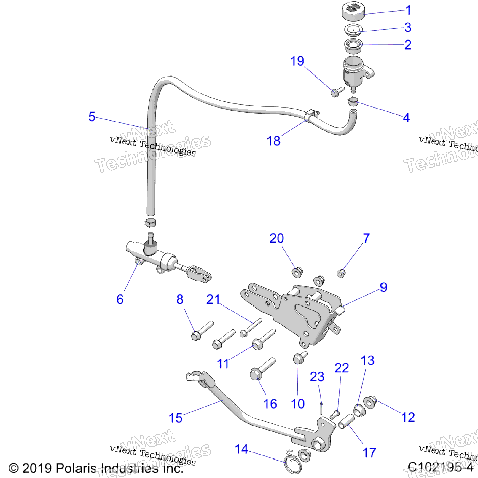 Brakes, Brake Pedal & Master Cylinder A23sge95fnS95cnS95fn