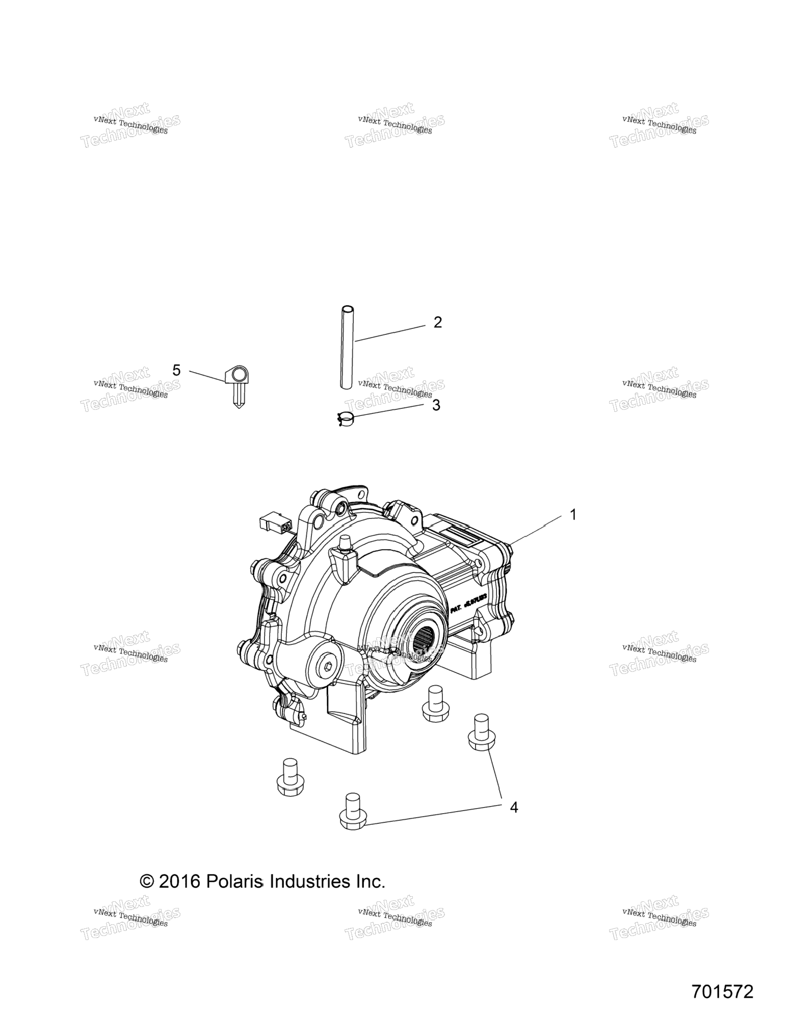 Drive Train, Front Gearcase Mounting