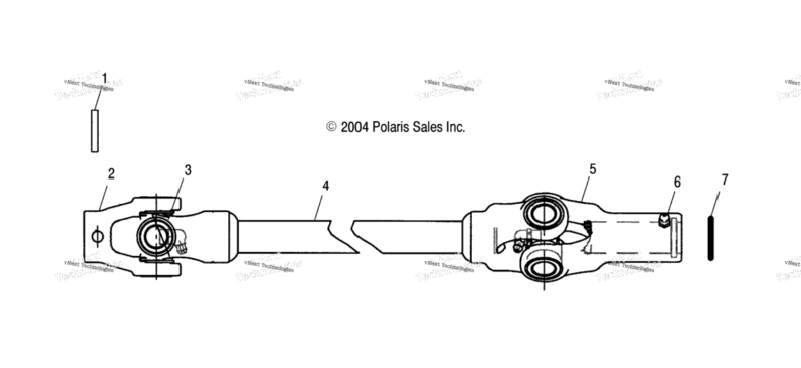 Drive Train, Rear Drive Shaft