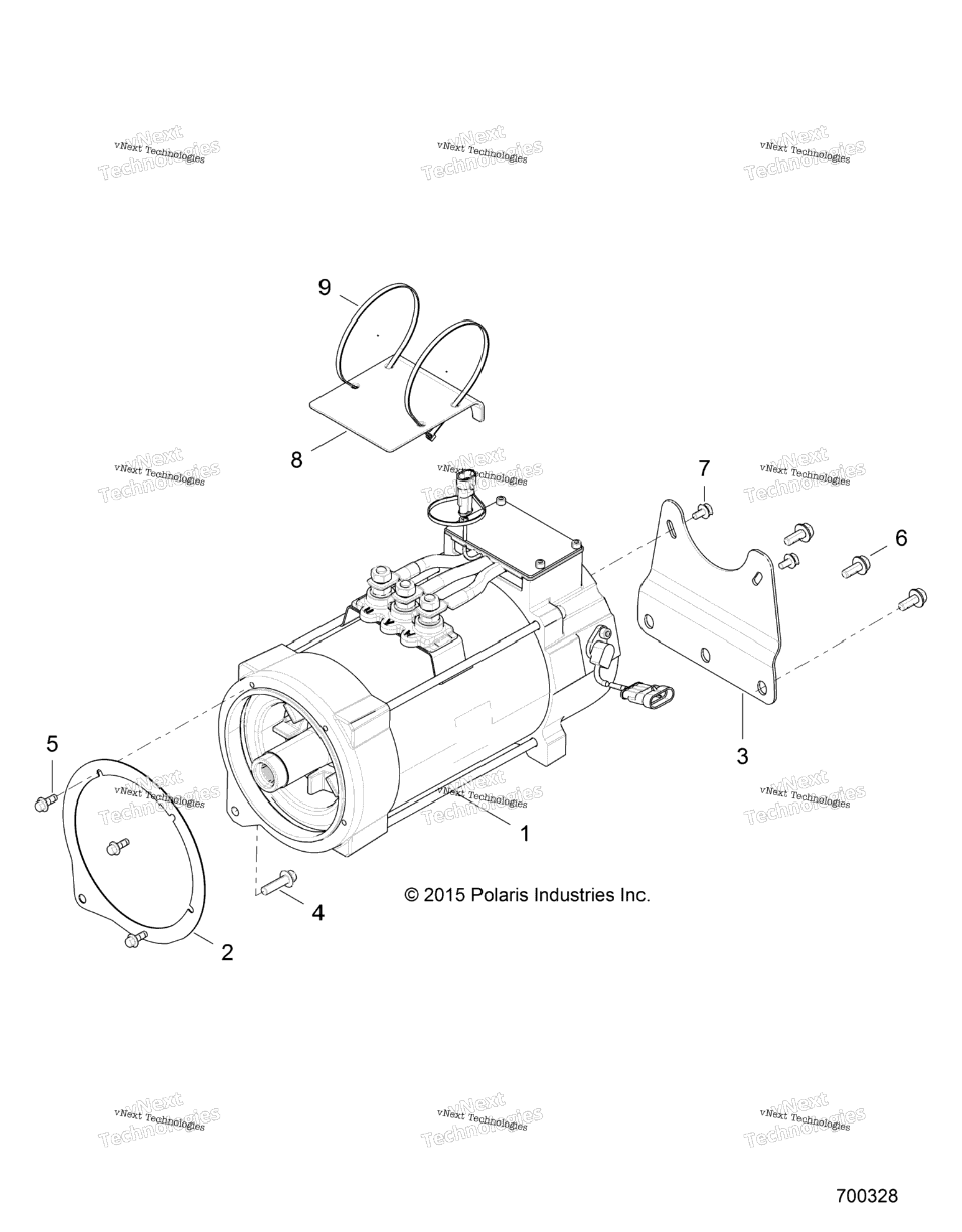 Electrical, Motor, 48 Vac