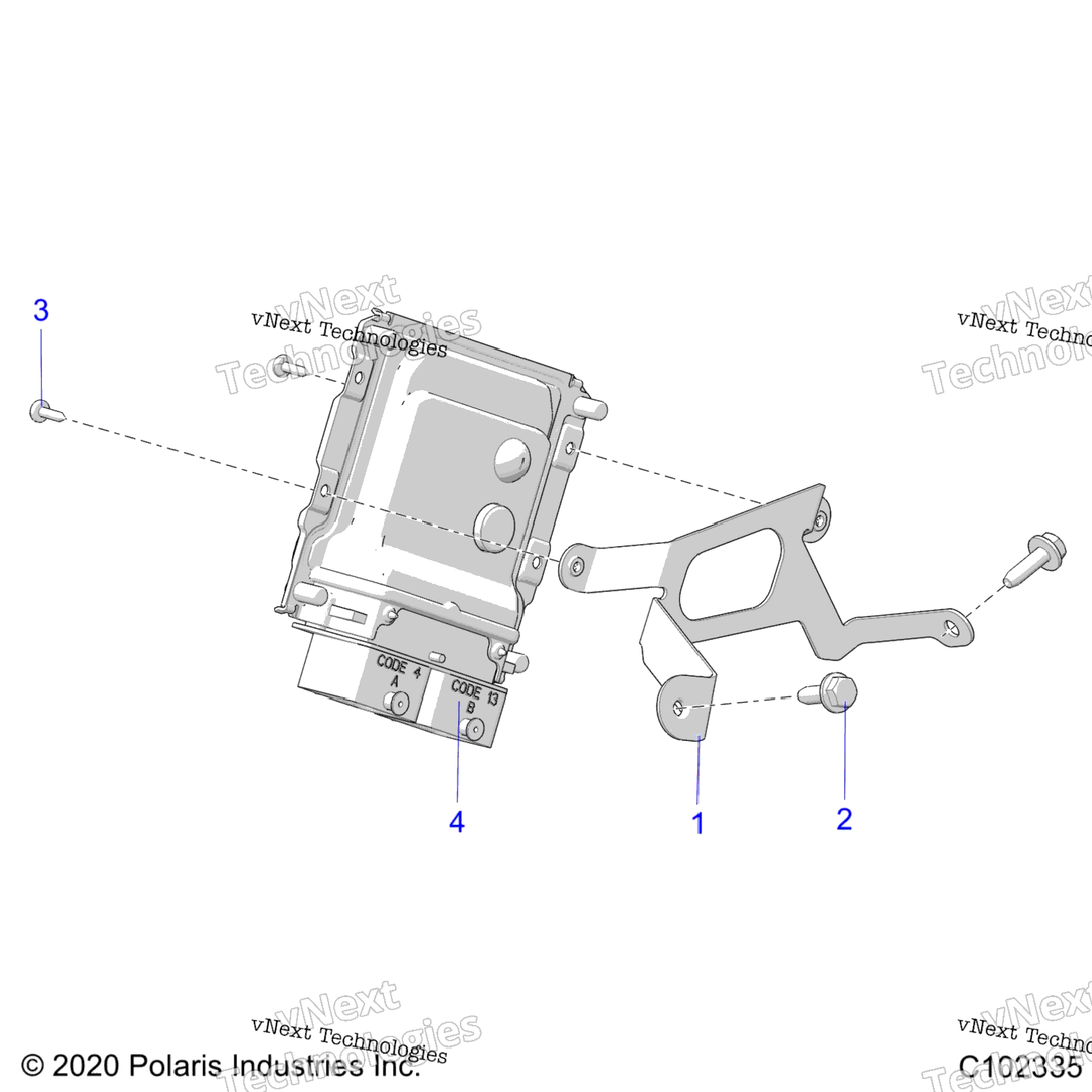 Electrical, Ecu Mounting A23sge95fnS95cnS95fn