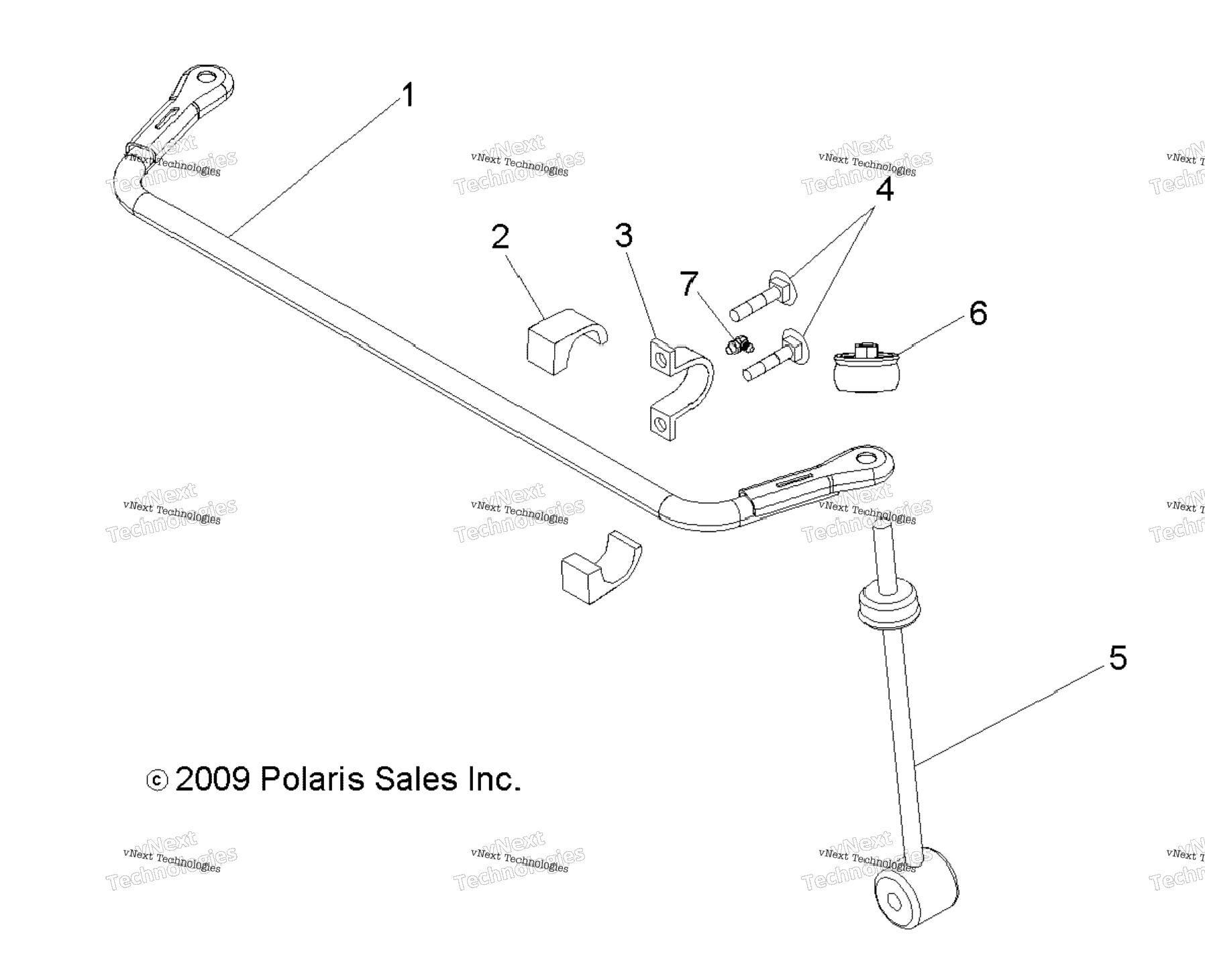 Suspension, Rear Stabilizer Bar