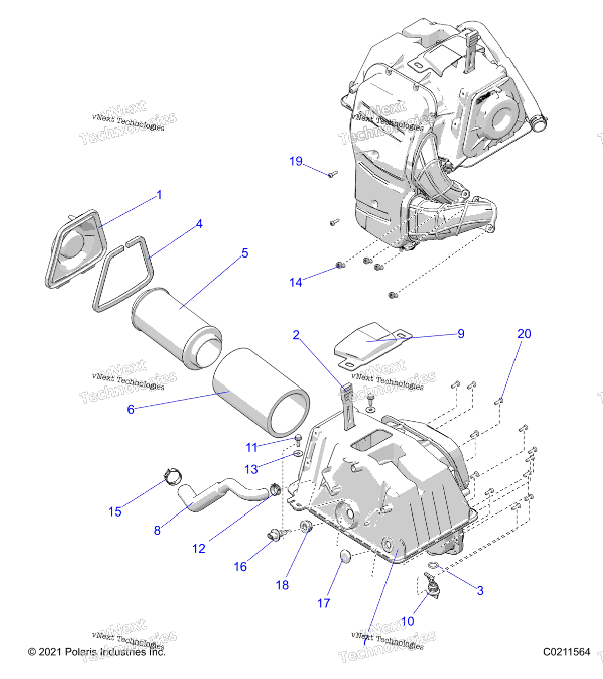 Engine, Air Intake A23sge95fnS95cnS95fn