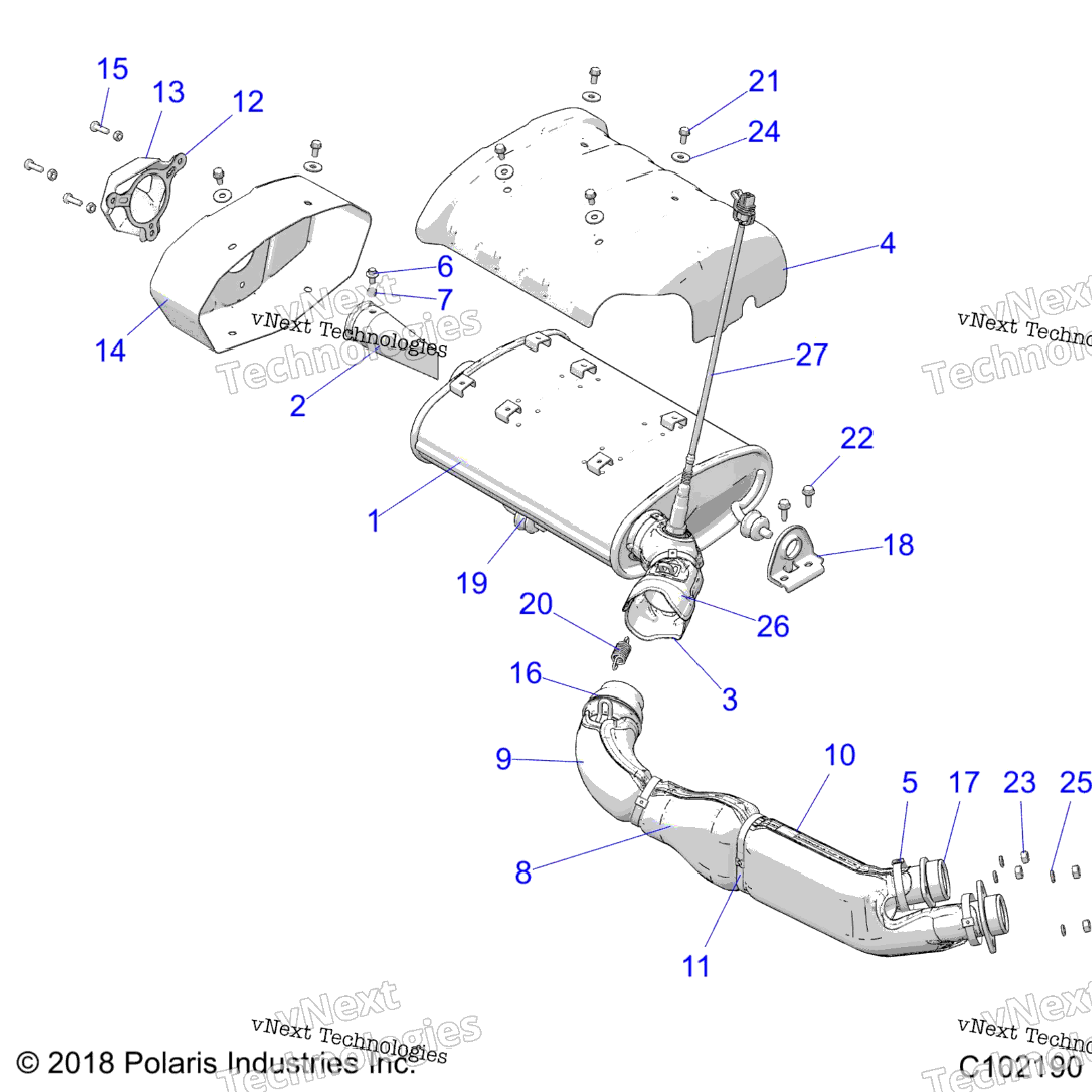 Engine, Exhaust A23sge95fnS95cnS95fn