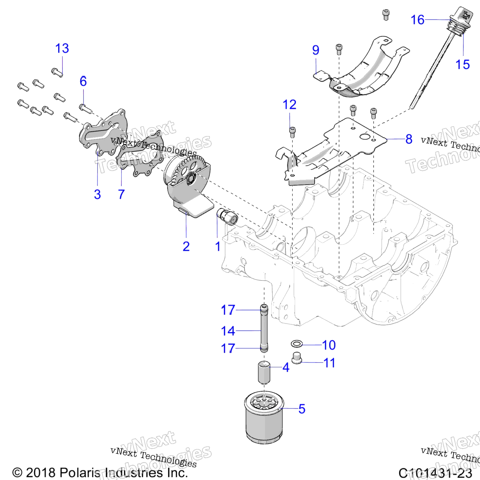 Engine, Oil System A23sge95fnS95cnS95fn