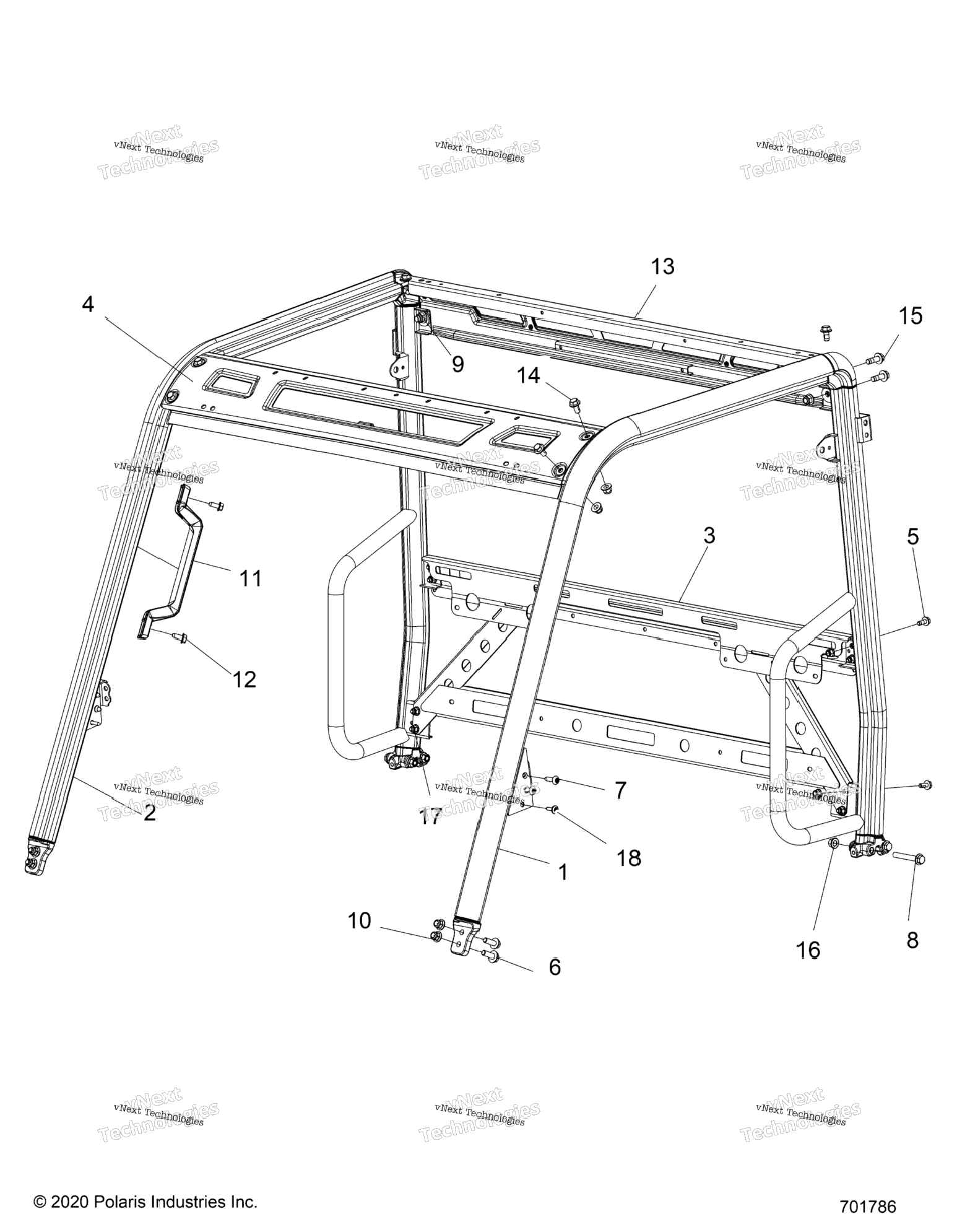 Chassis, Cab Frame