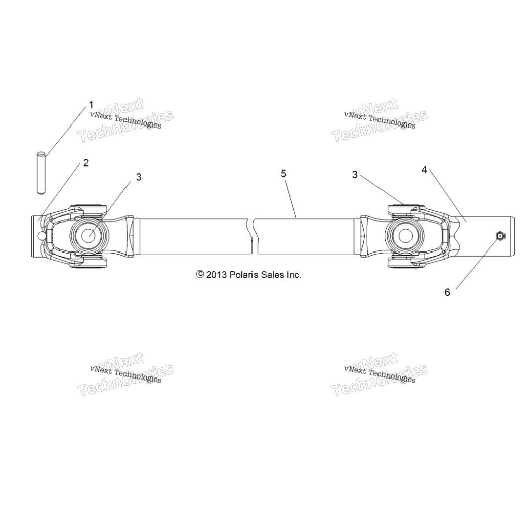 Drive Train, Front Prop Shaft