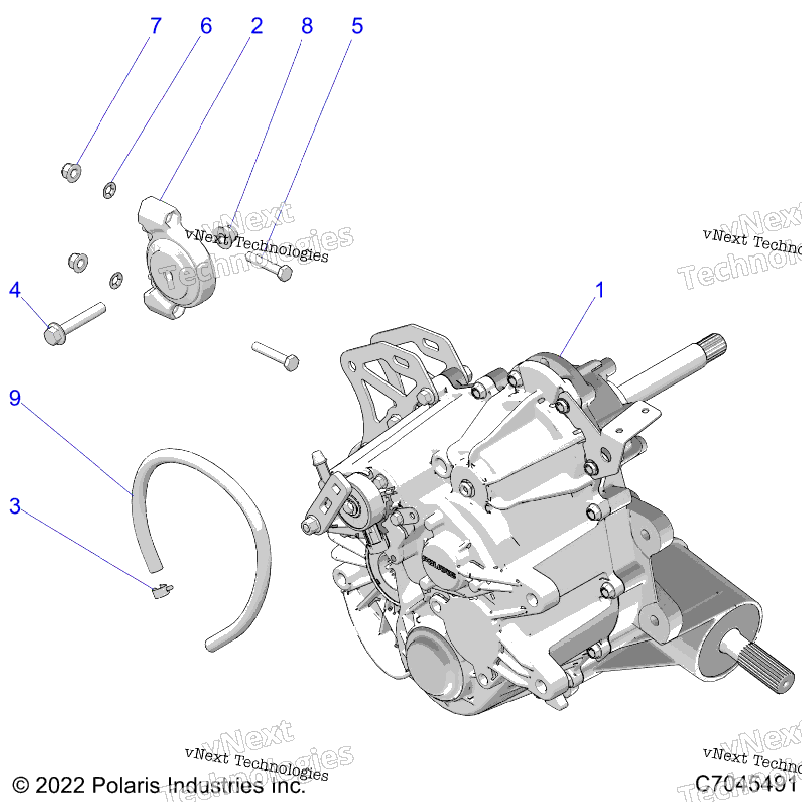 Drive Train, Main Gearcase Mounting