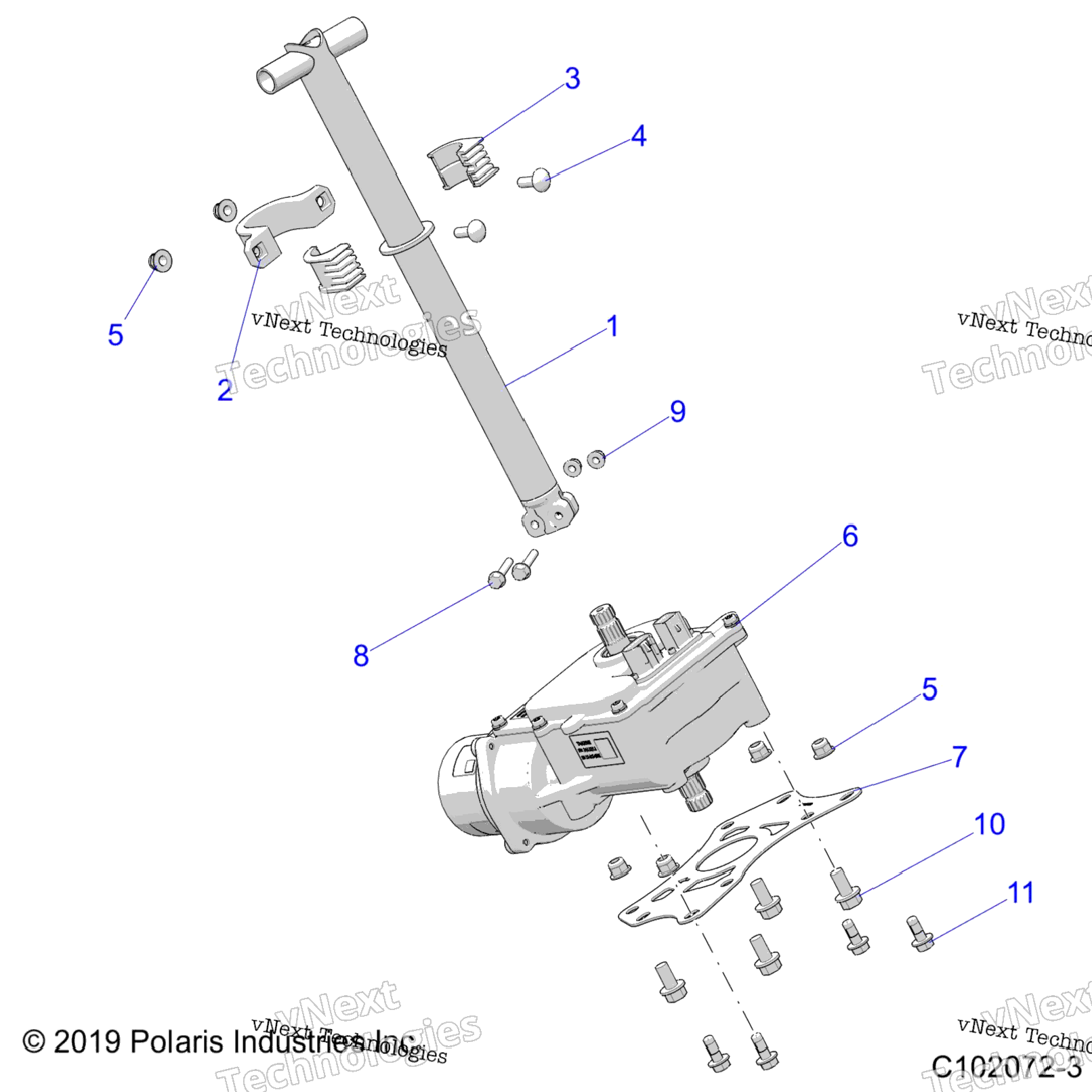 Steering, Steering Post Asm. A23sge95fnS95cnS95fn