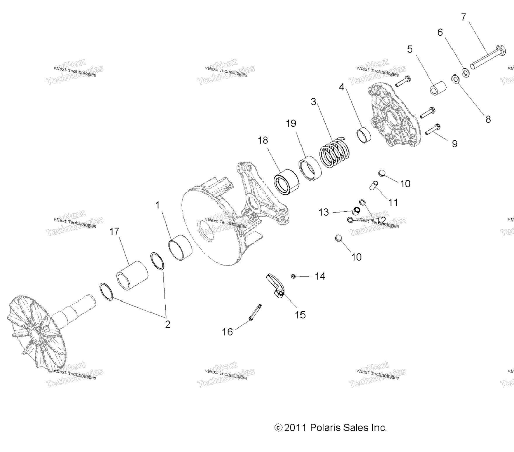 Drive Train, Primary Clutch