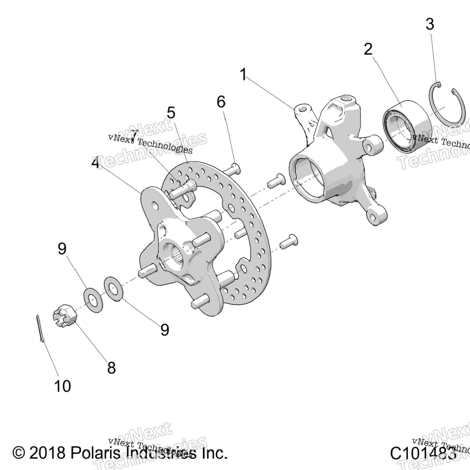 Suspension, Front Hub & Steering Knuckle A23sge95fnS95cnS95fn