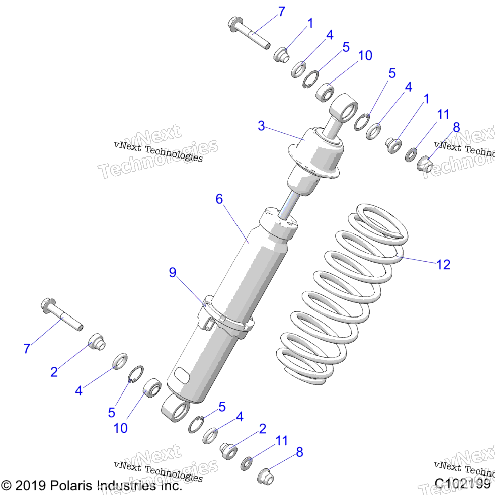 Suspension, Shock, Front A23sge95fnS95cnS95fn