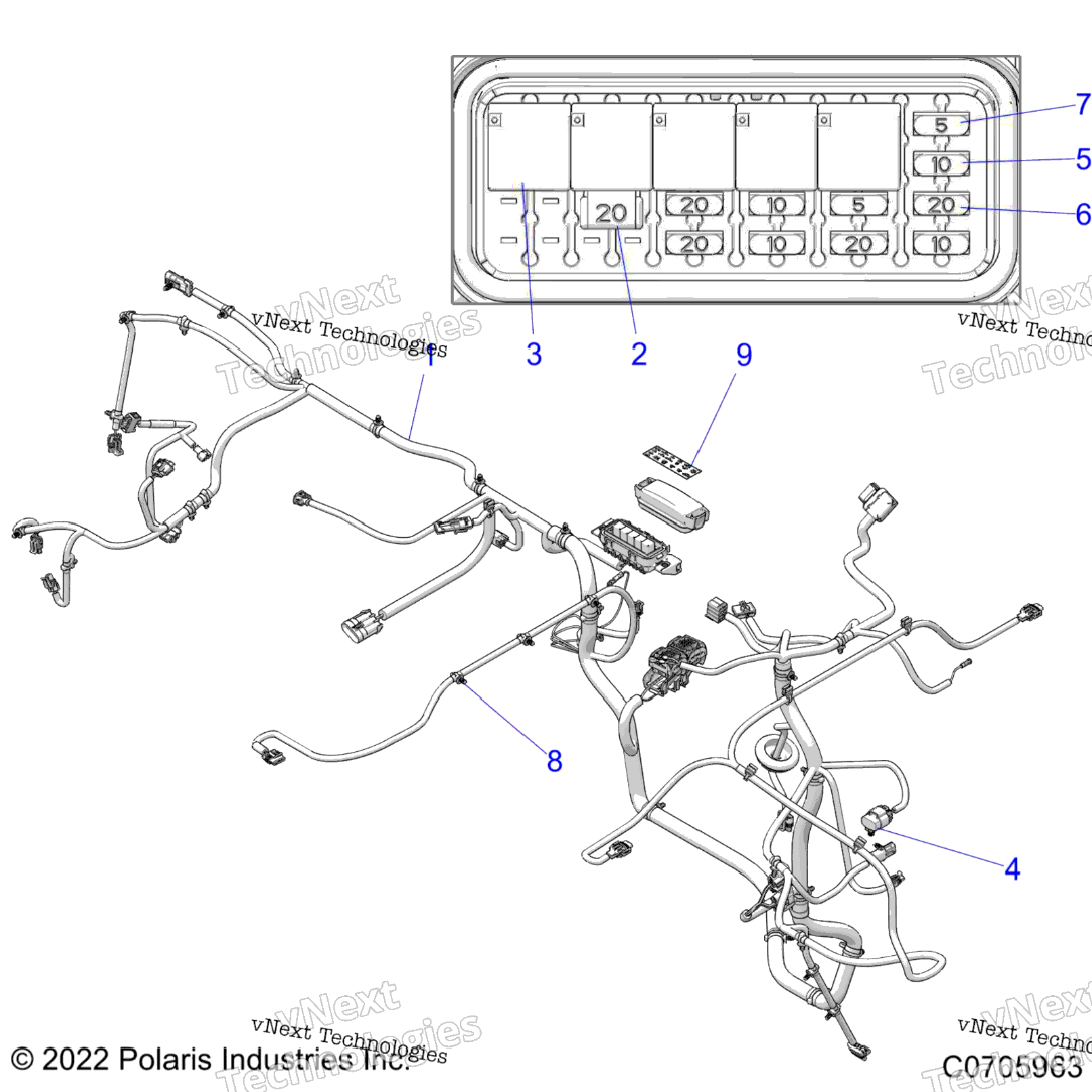 Electrical, Wire Harnesses, Chassis