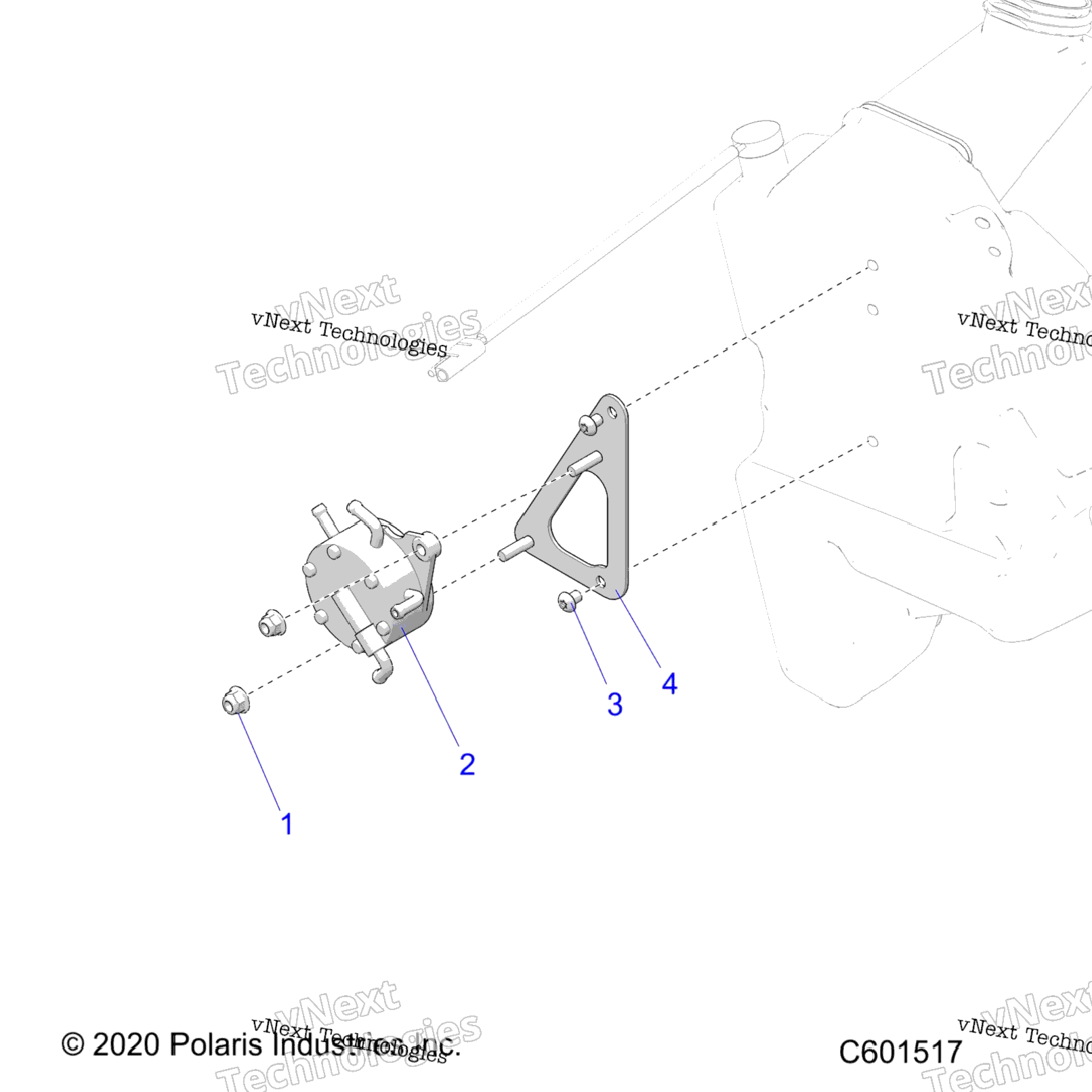 Fuel System, Fuel Pump Mounting