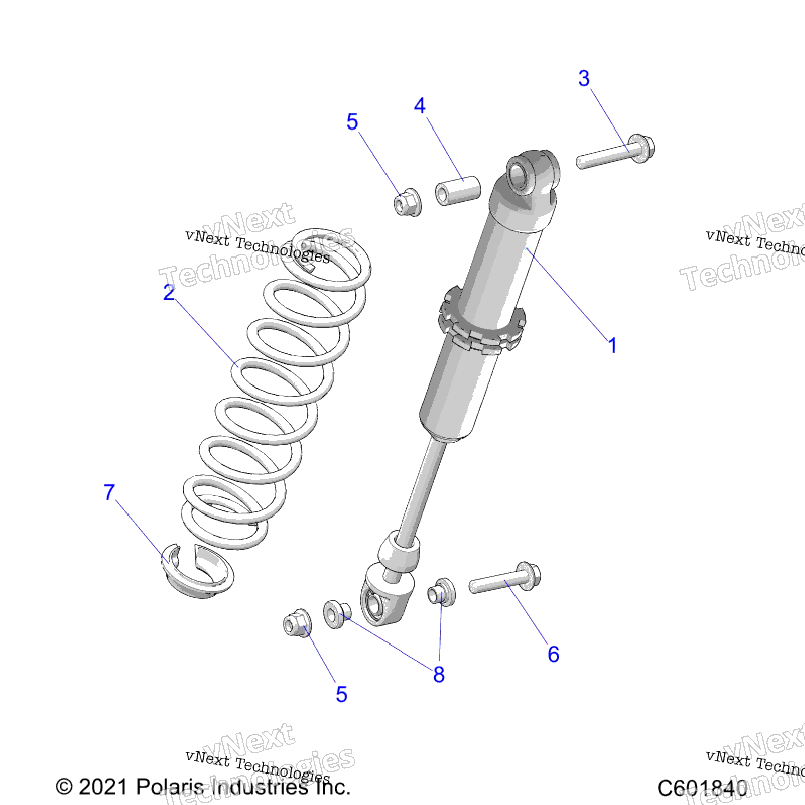 Suspension, Shock, Ifs (C601840)