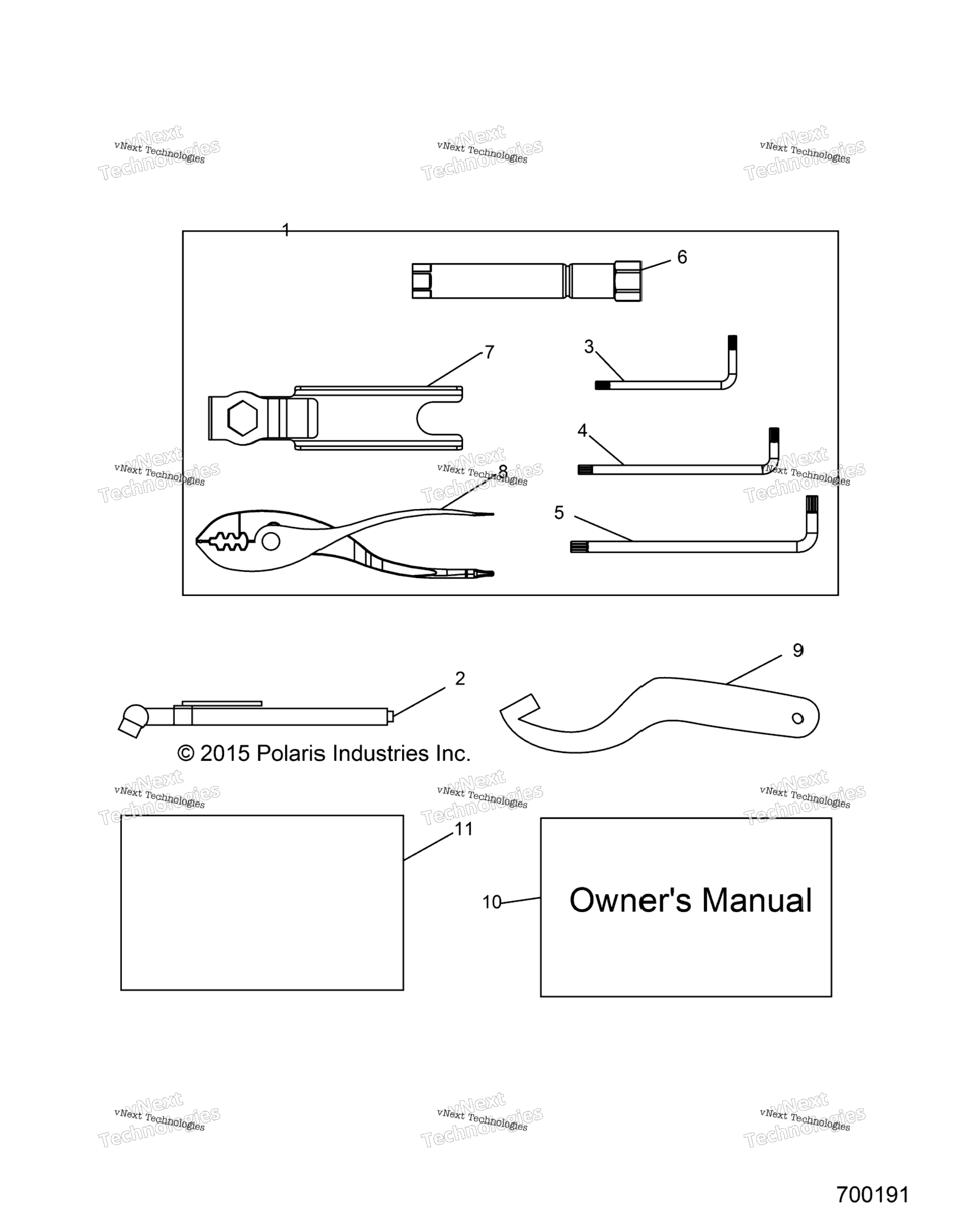 References, Tool Kit & Owners Manuals