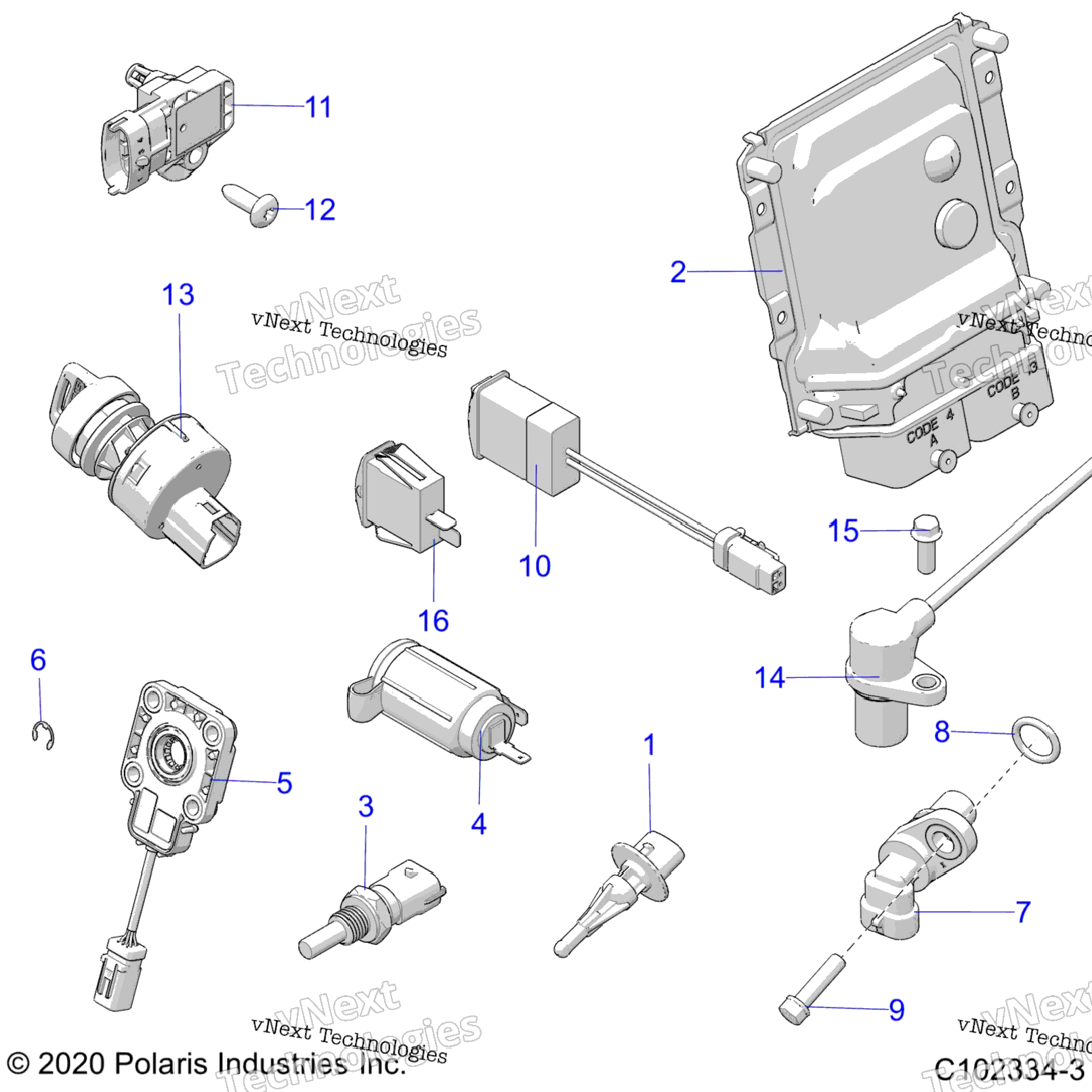 Electrical, Switches, Sensors, Ecu & Control Modules