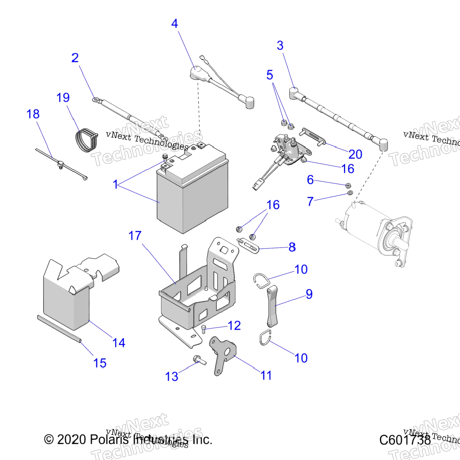 Electrical, Battery Box Asm