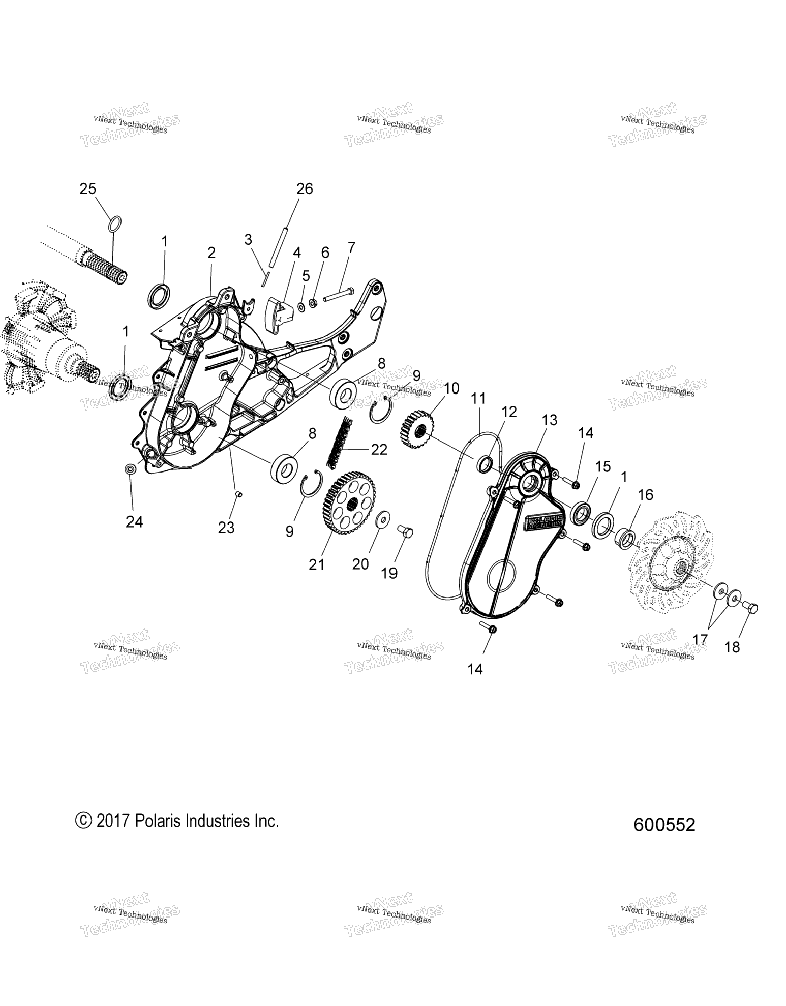 Drive Train, Chaincase All Options