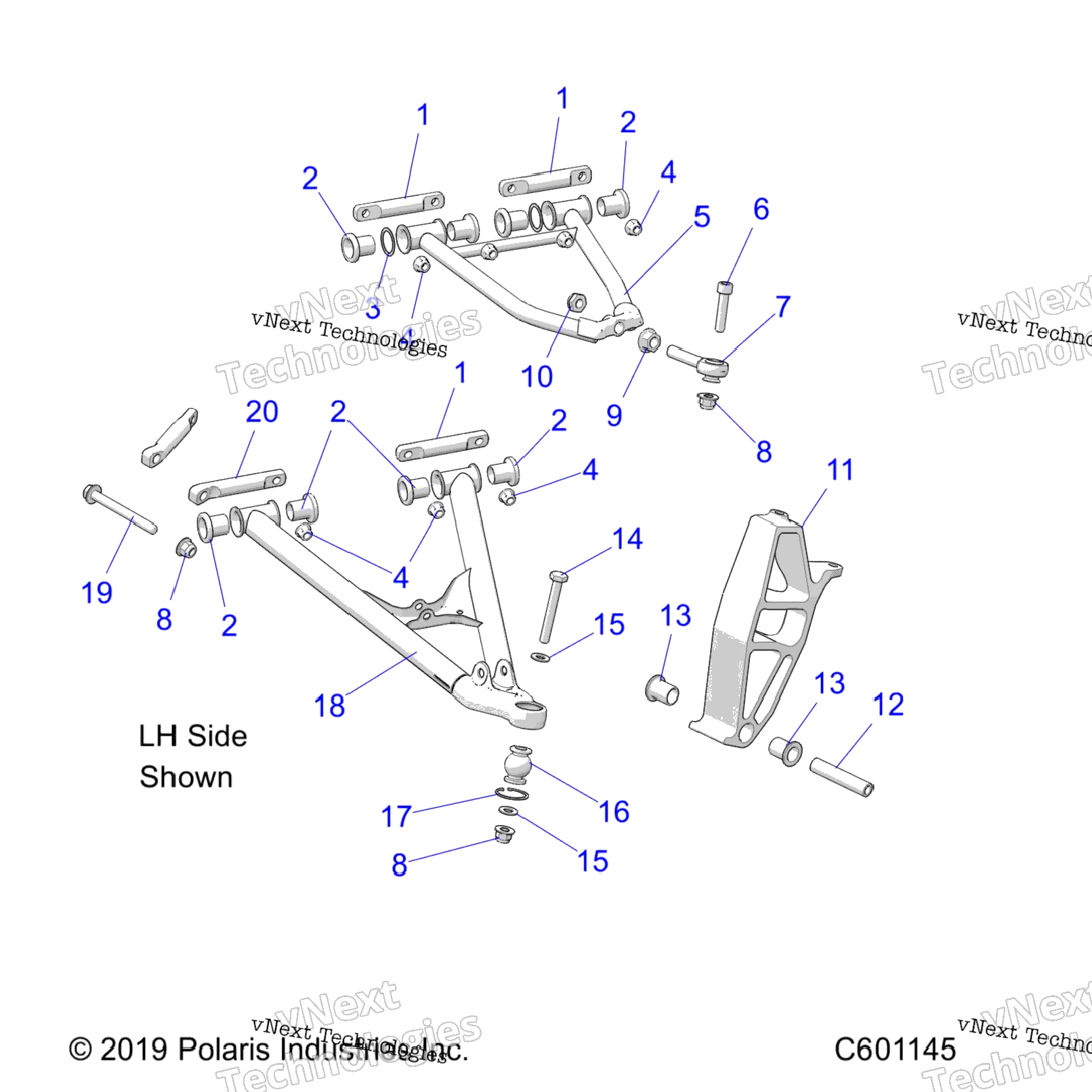 Suspension, Control Arms & Spindle