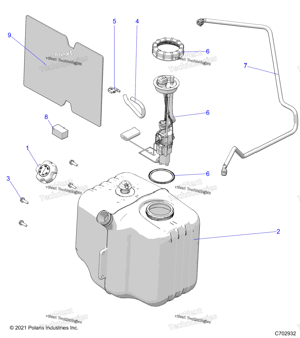 Fuel System, Fuel Tank Asm