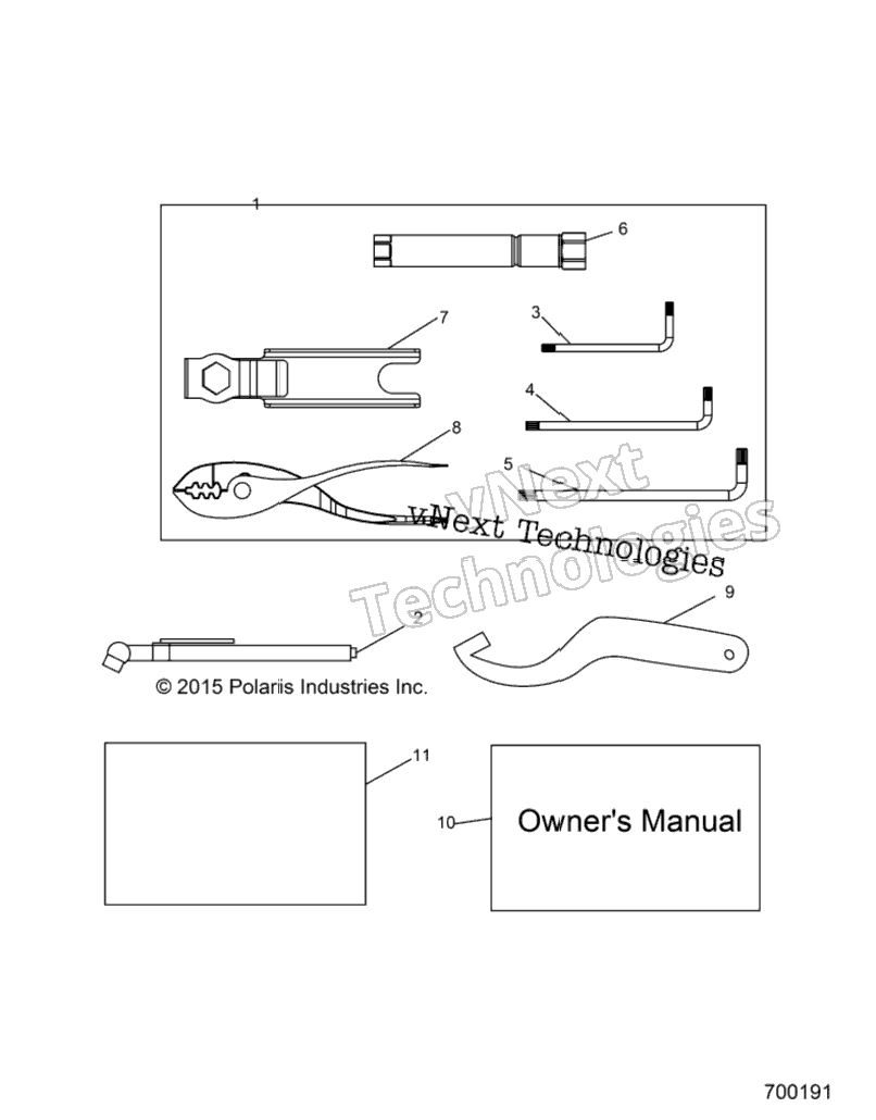 References, Tool Kit & Owners Manuals