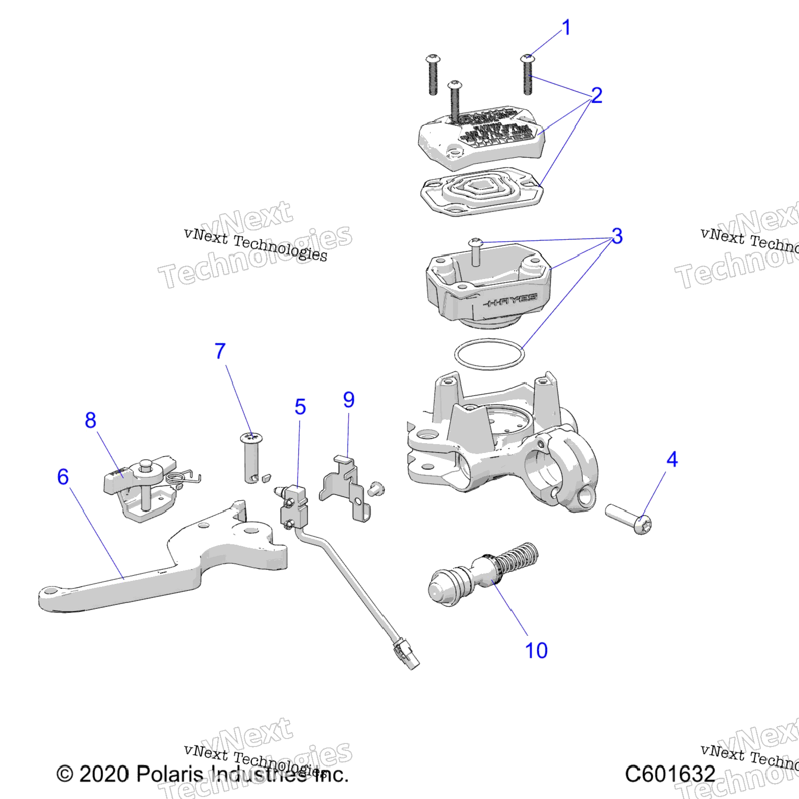 Brakes, Master Cylinder Asm