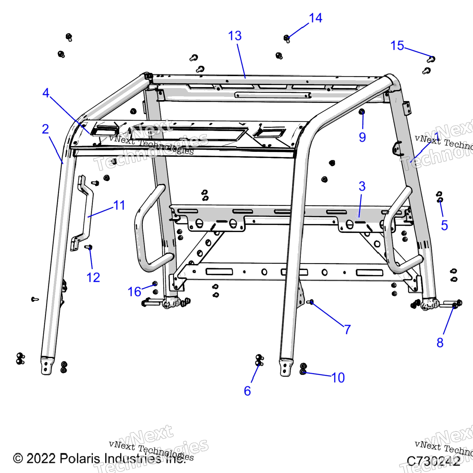 Chassis, Cab Frame R22maa57b1Eb5B9