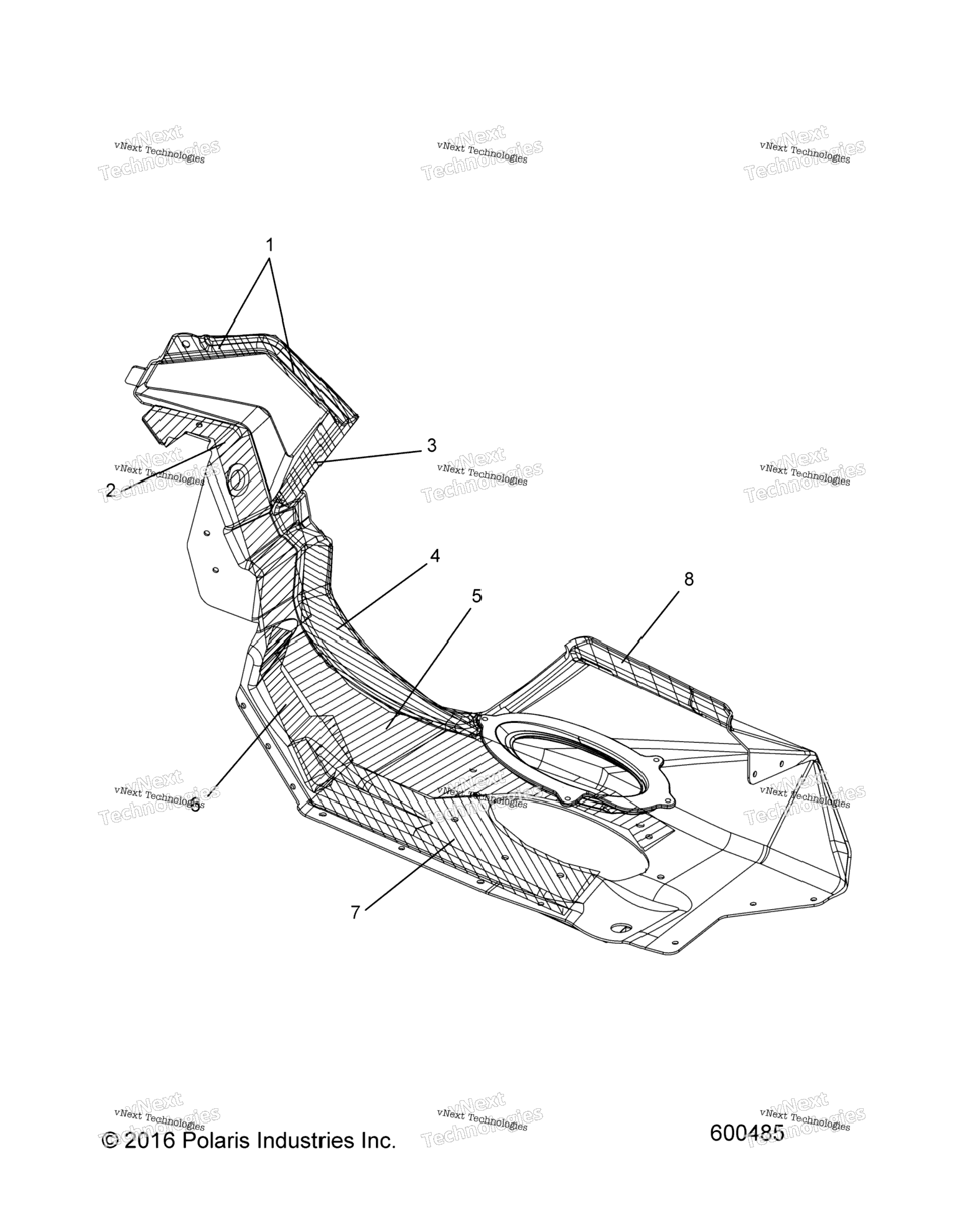 Body, Fenders, Rh Foil S23mdx6dsa6Dea