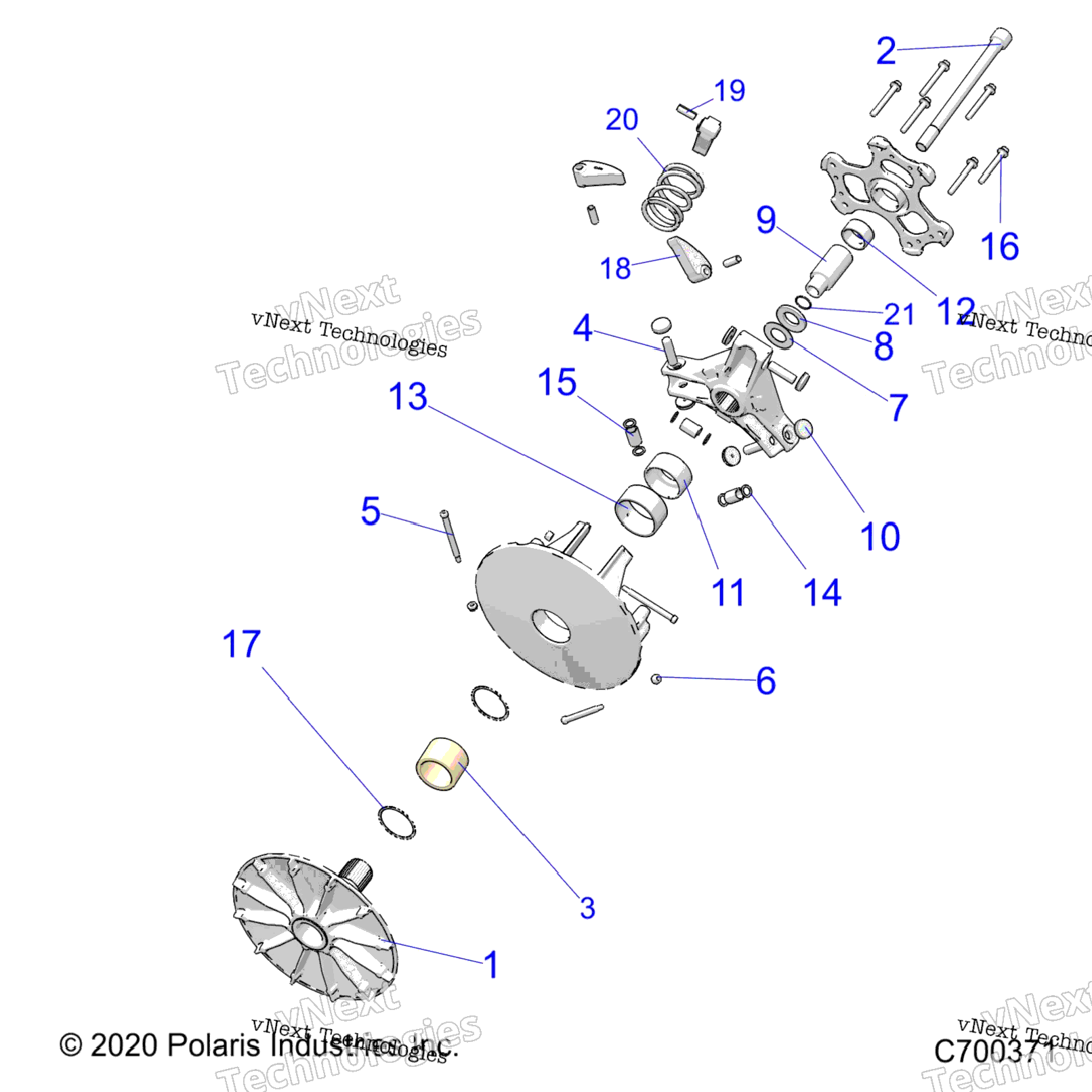 Drive Train, Primary Clutch R22maa57b1Eb5B9