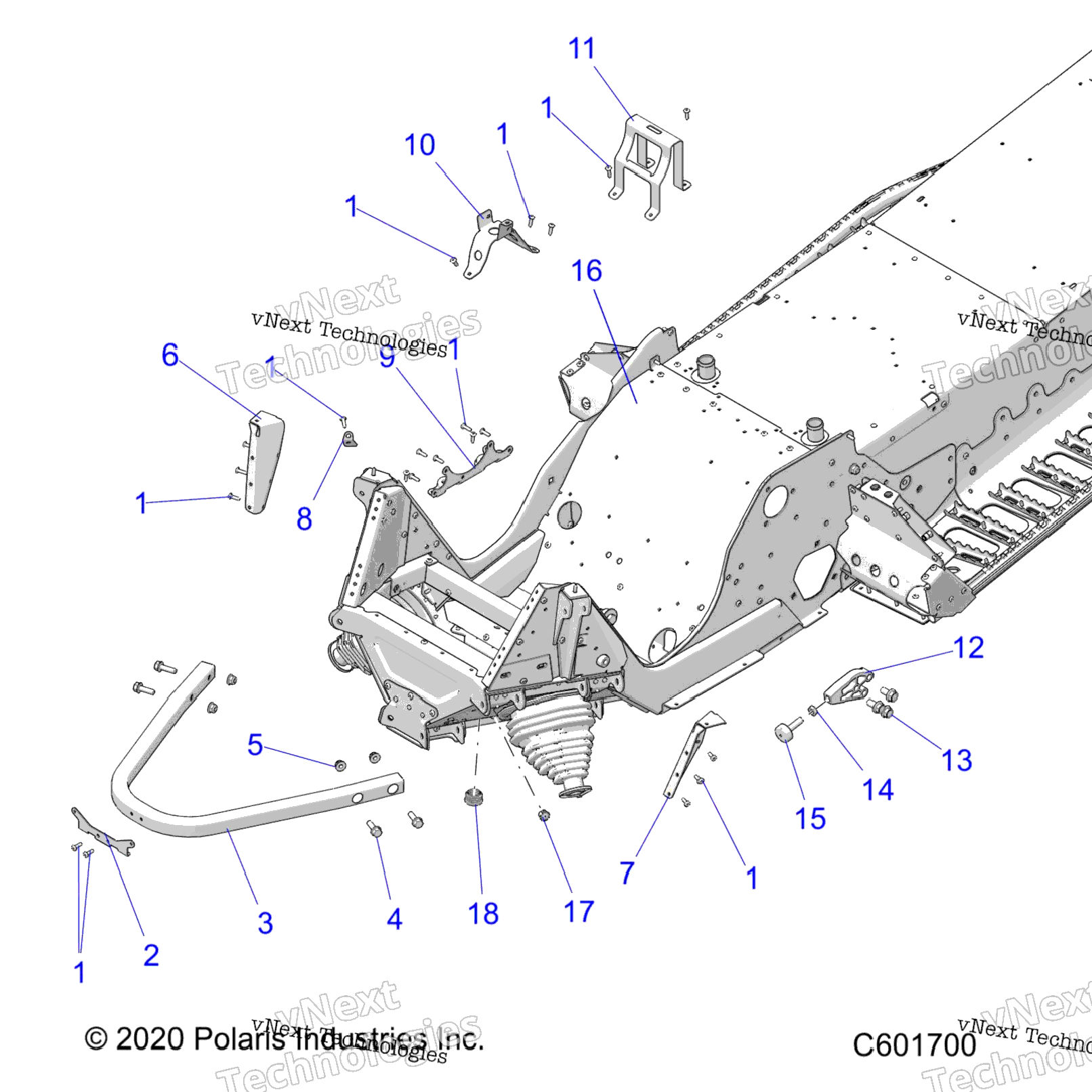 Chassis, Front Asm. S23mdx6dsa6Dea