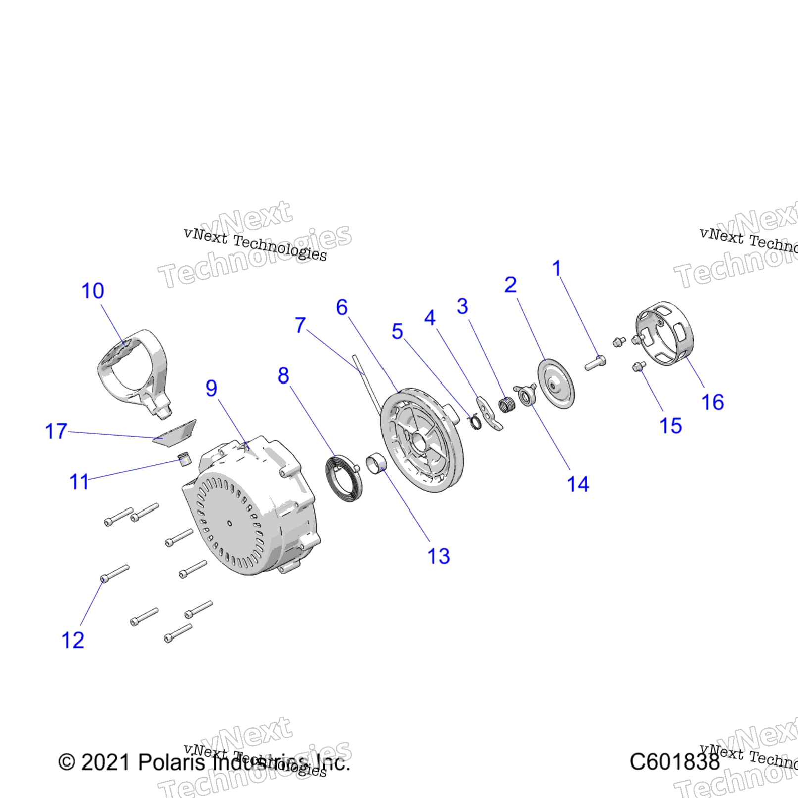 Engine, Recoil Starter