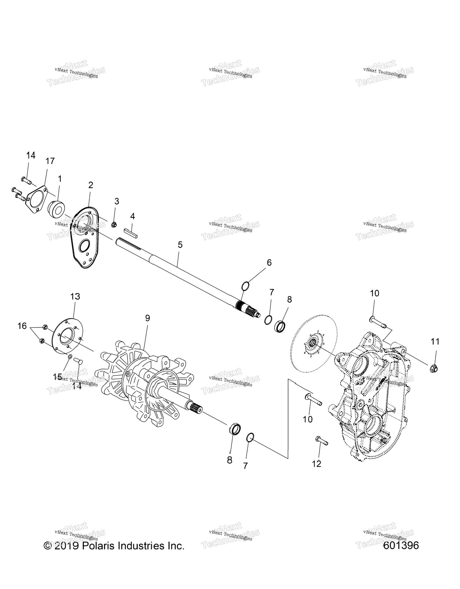 Drive Train, Jackshaft & Driveshaft S23mdx6dsa6Dea