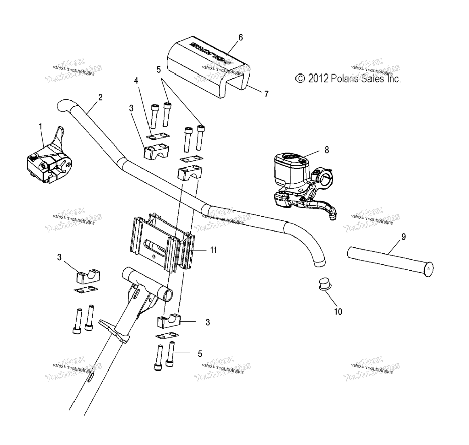 Steering, Handlebar Mounting S23mdx6dsa6Dea