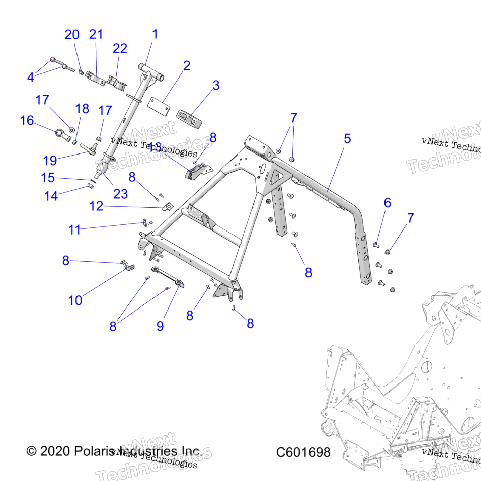 Steering, Steering Post And Hoop S23mdx6dsa6Dea