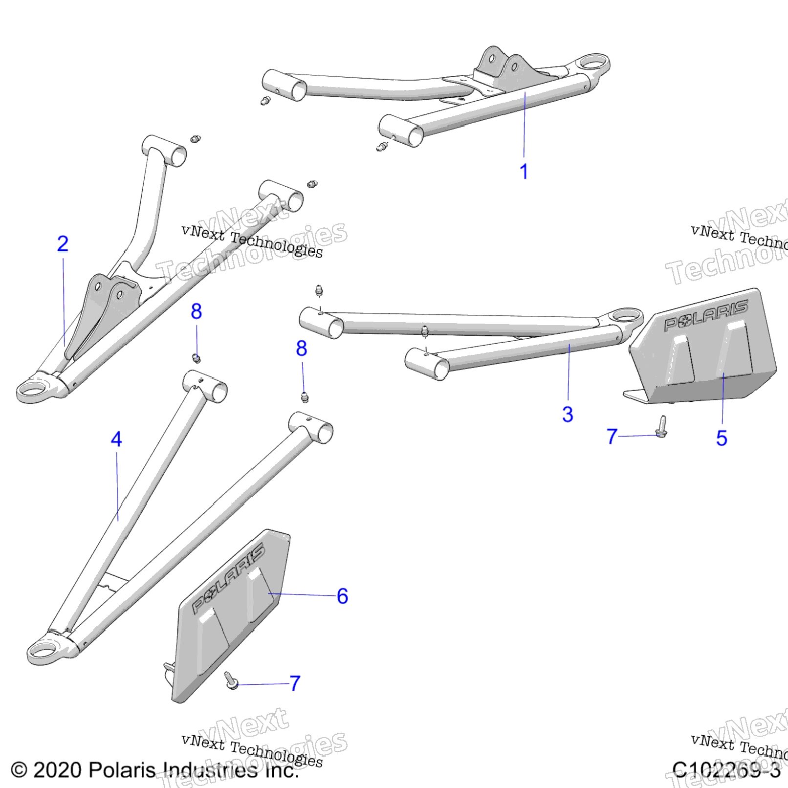 Suspension, Front Aarms