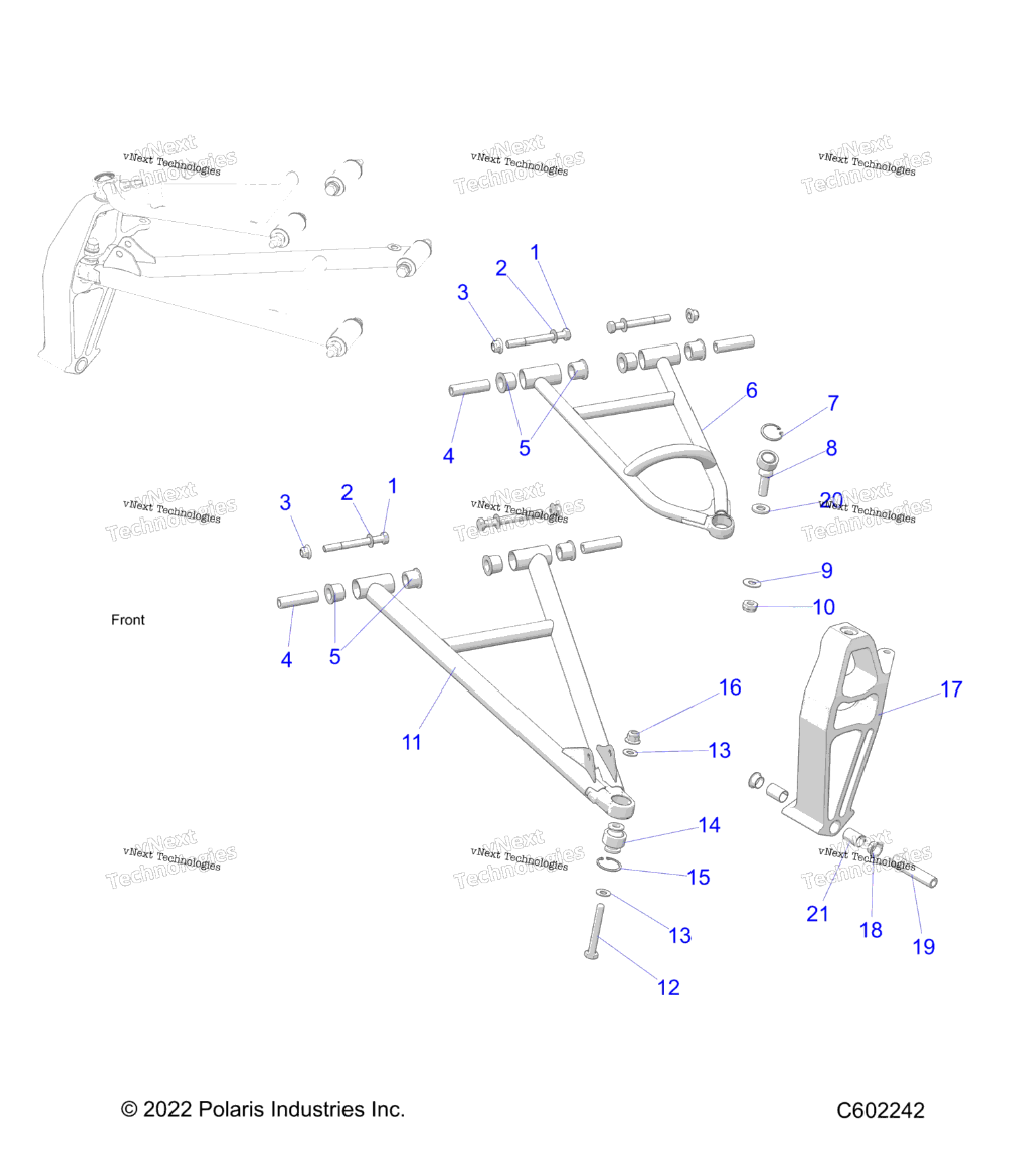 Suspension, Front, Control Arms & Spindle S23mdx6dsa6Dea