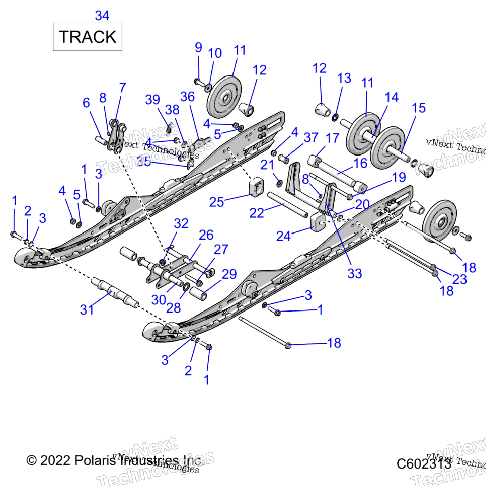 Suspension, Rear And Track S23mdx6dsa6Dea